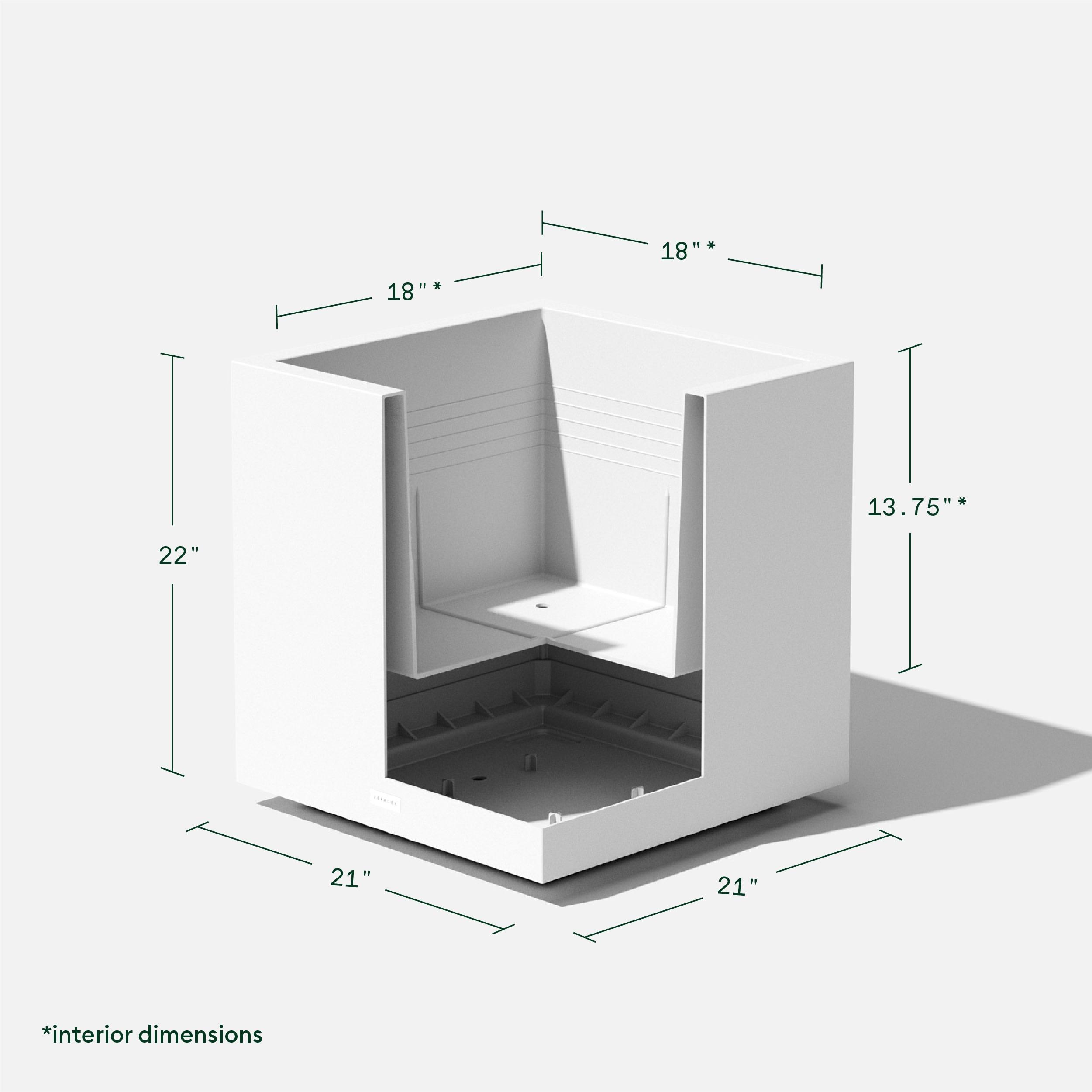 Block Series Cube Planter