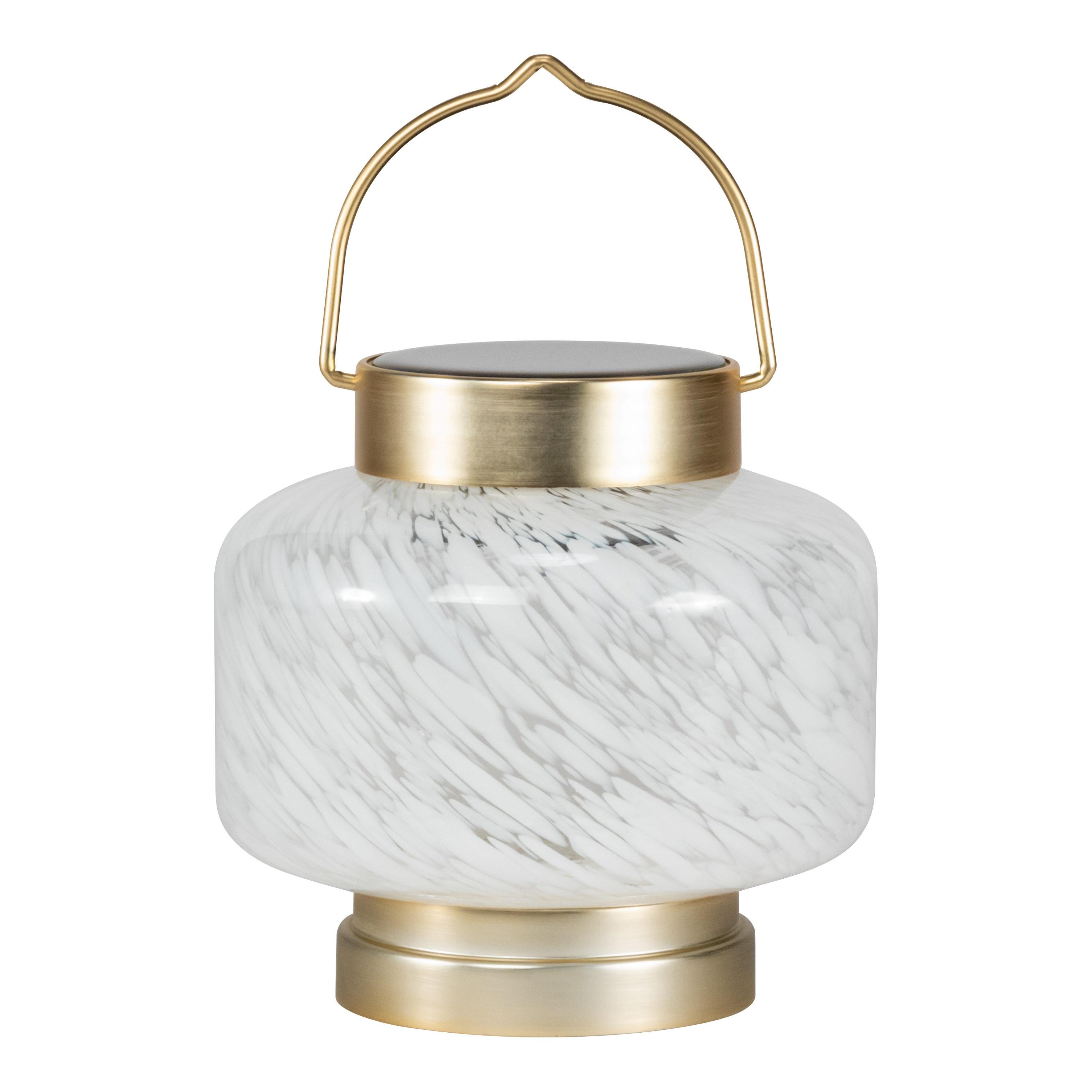 5.5'' Solar Powered Integrated LED Outdoor Lantern