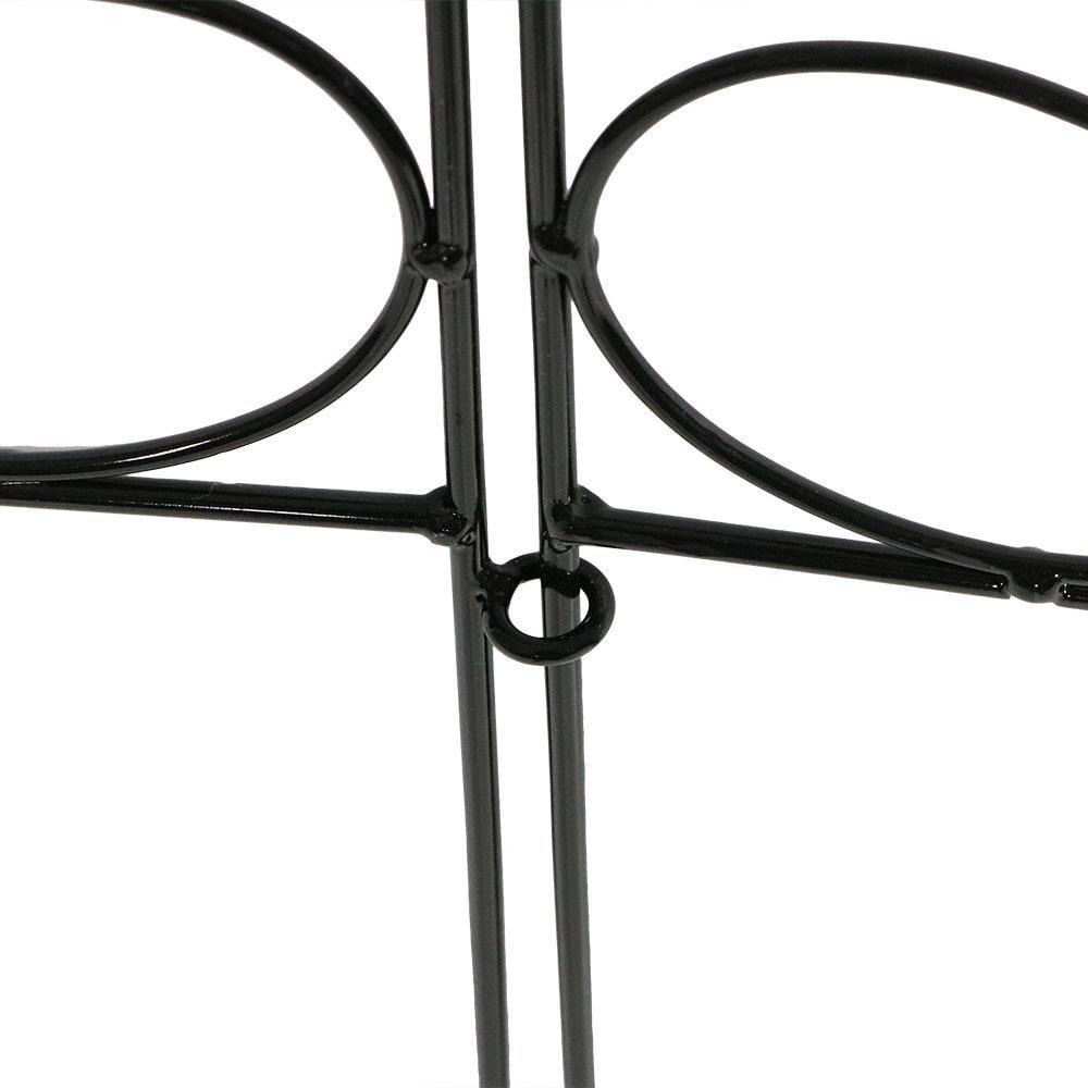 SunnyDaze Decor Traditional 24" x 24" Steel Decorative Garden Fence Panels (Set of 5)