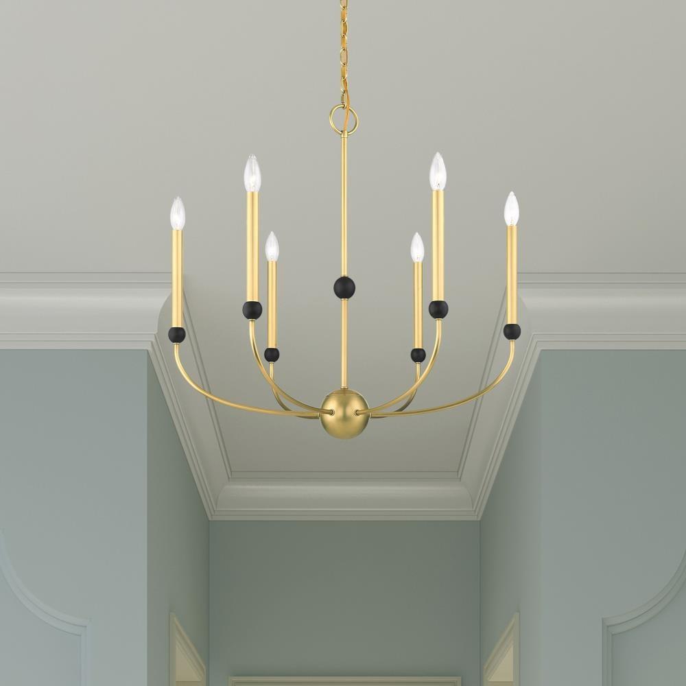 6 - Light Dimmable Chandelier