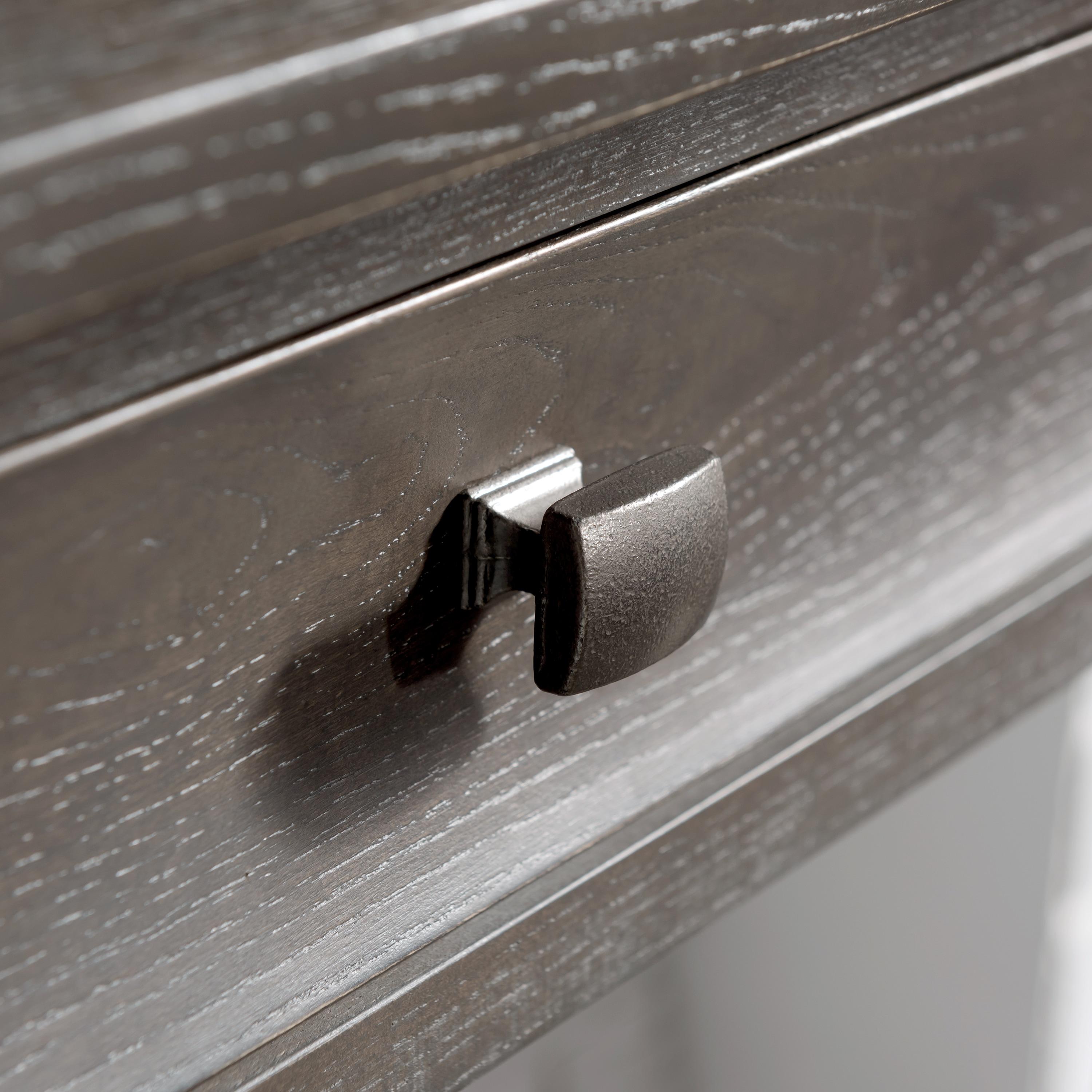 Leick Home Luna Two Drawer Sofa Table, Gray Wash