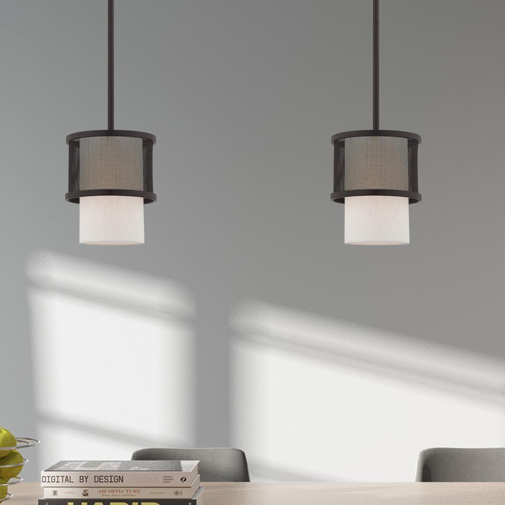 Livex Lighting Braddock 3 - Light Chandelier in  Bronze