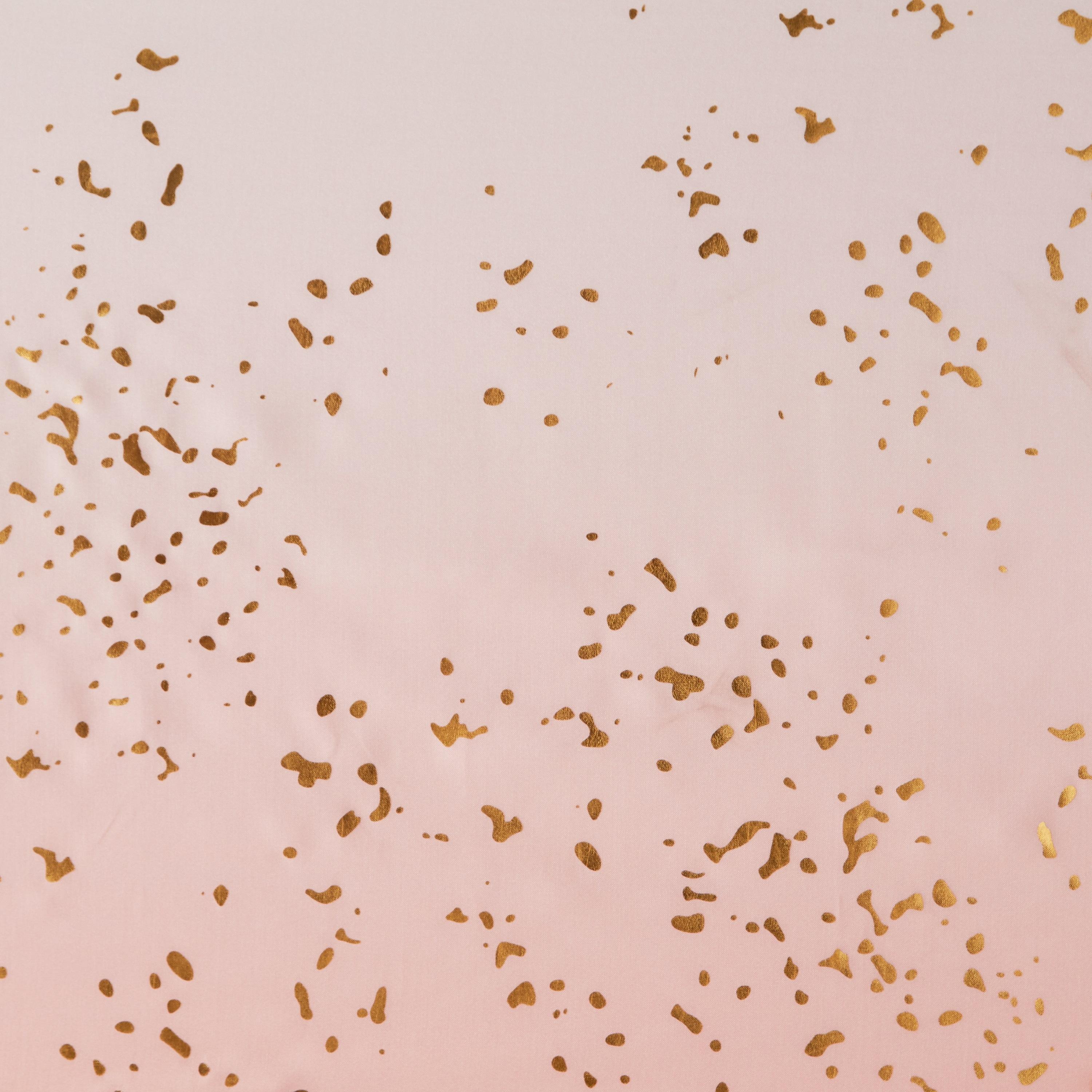 Splatter Shower Curtain Pink - Saturday Knight Ltd.: Polyester Bath Curtain, Machine Washable, Ombre Design