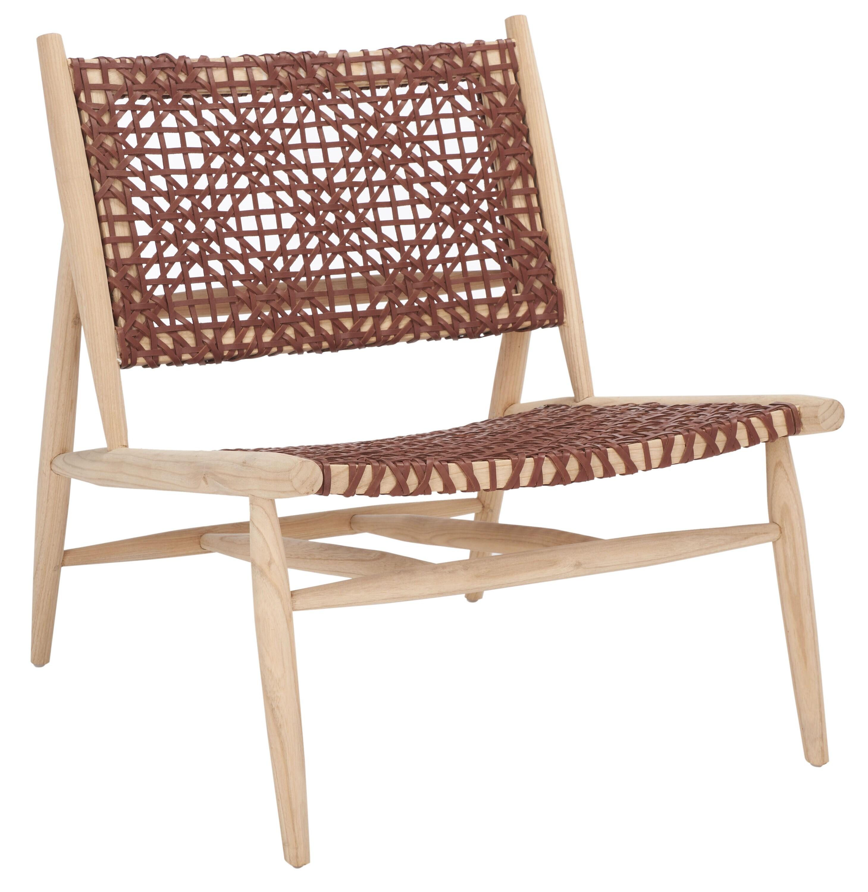 Kazbah Genuine Leather Side Chair
