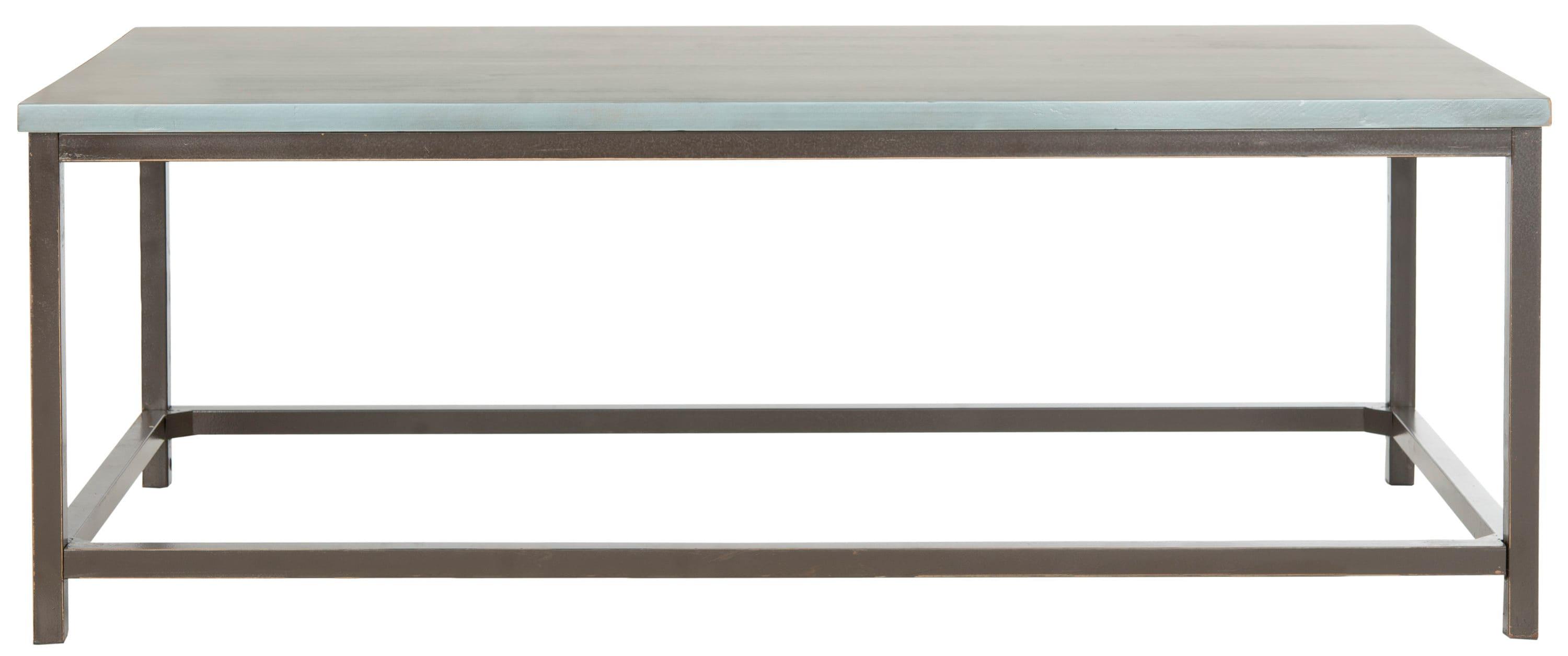 Alec Coffee Table - Barn Blue - Safavieh