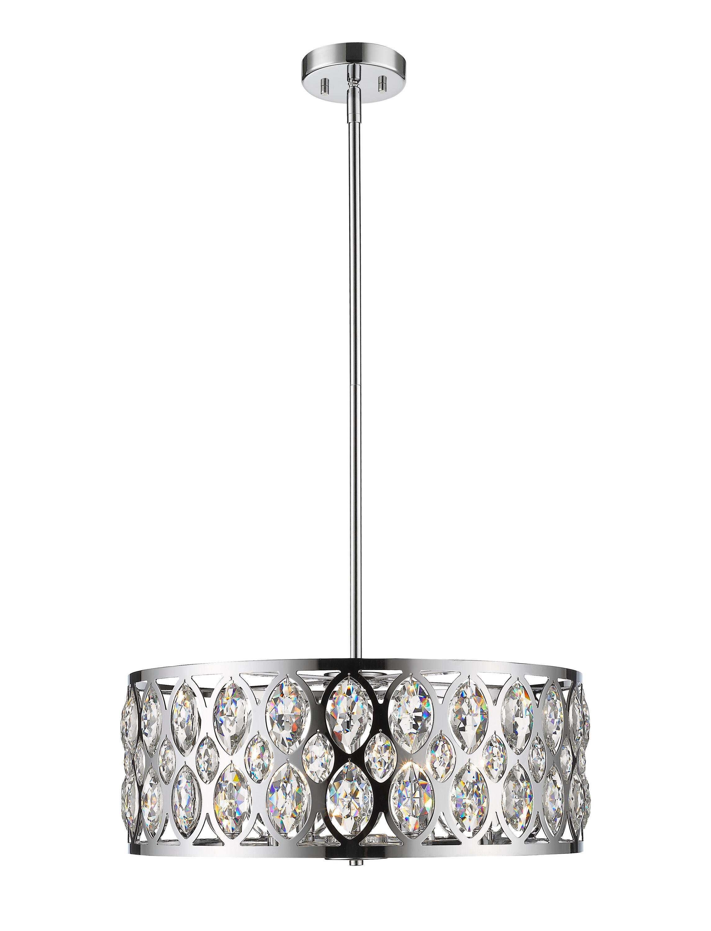 Z-Lite Dealey 6 - Light Chandelier in  Chrome