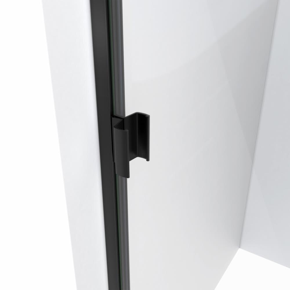 RD 24" W x 66" H Hinged Semi-Frameless Shower Door