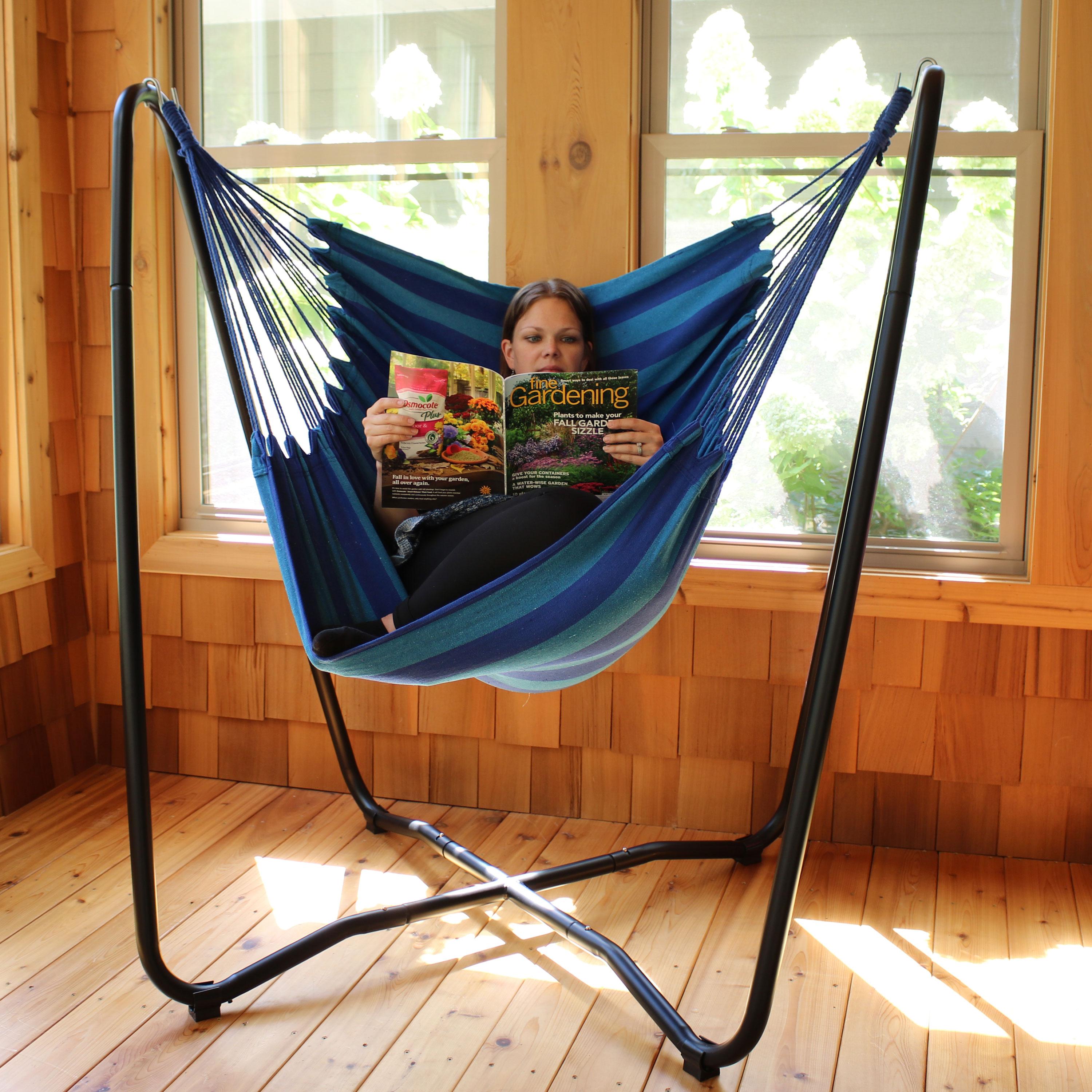 Hagan 1 Person Chair Hammock with Stand