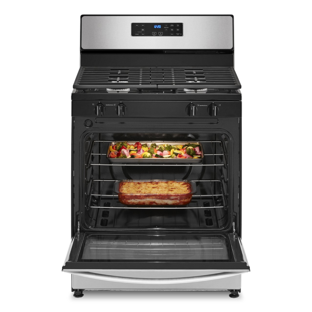 WHIRLPOOL WFG320M0MS 30" FREE STANDING GAS RANGE Stainless Steel