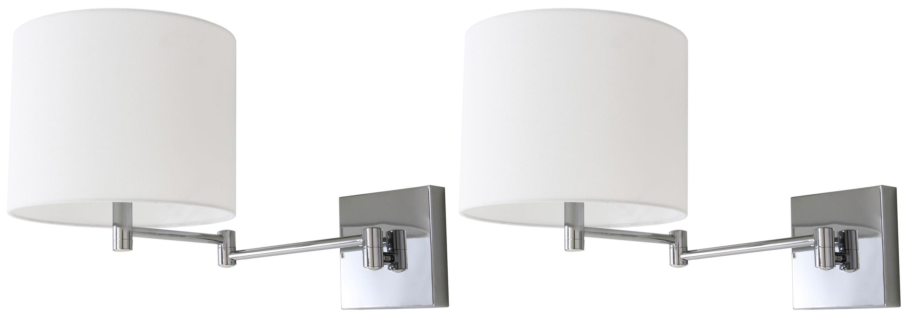 Lillian Wall Sconce (Set of 2) - LIT4408 - Chrome - Safavieh
