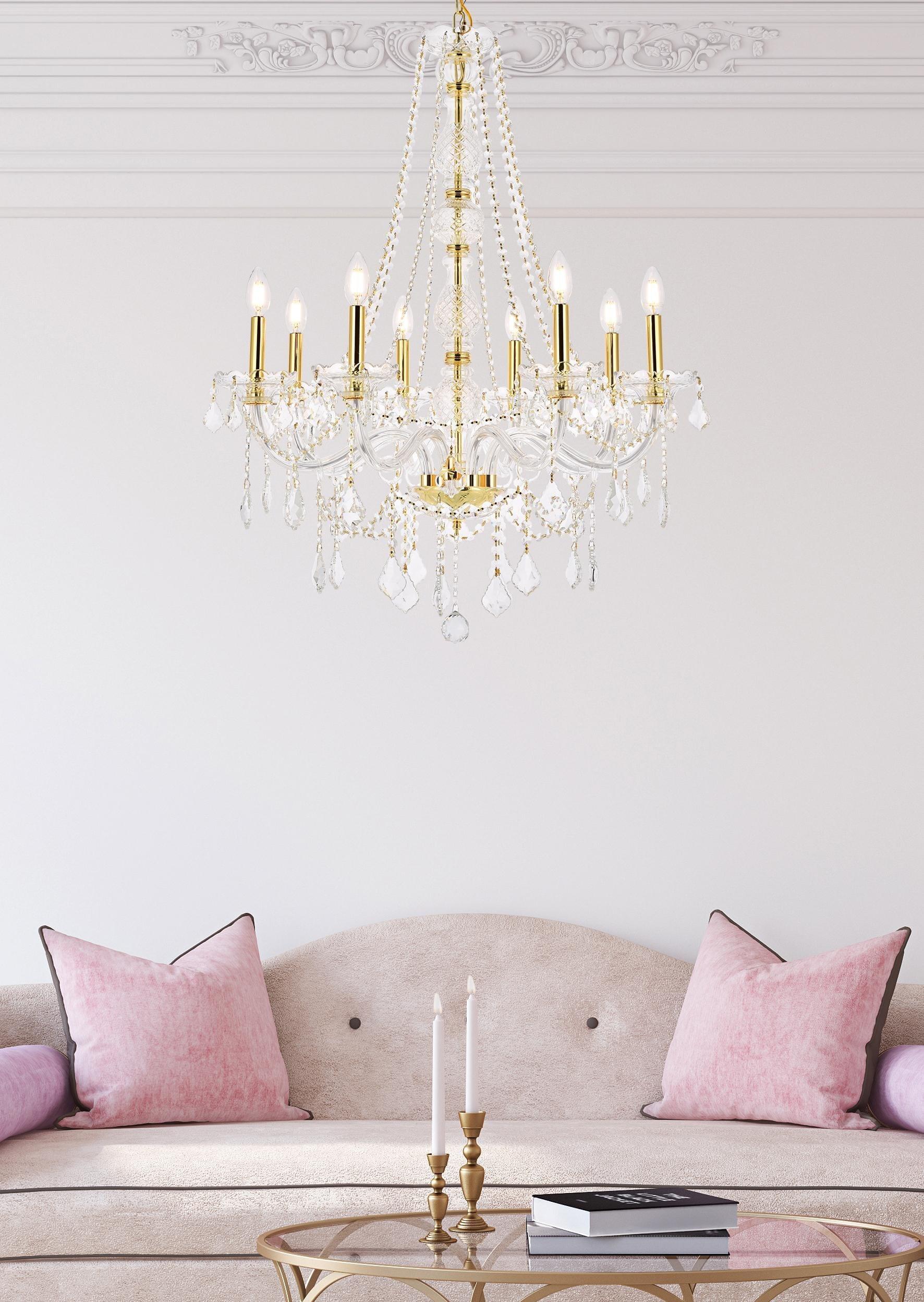 Eustacio 8 - Light Dimmable Classic / Traditional Chandelier
