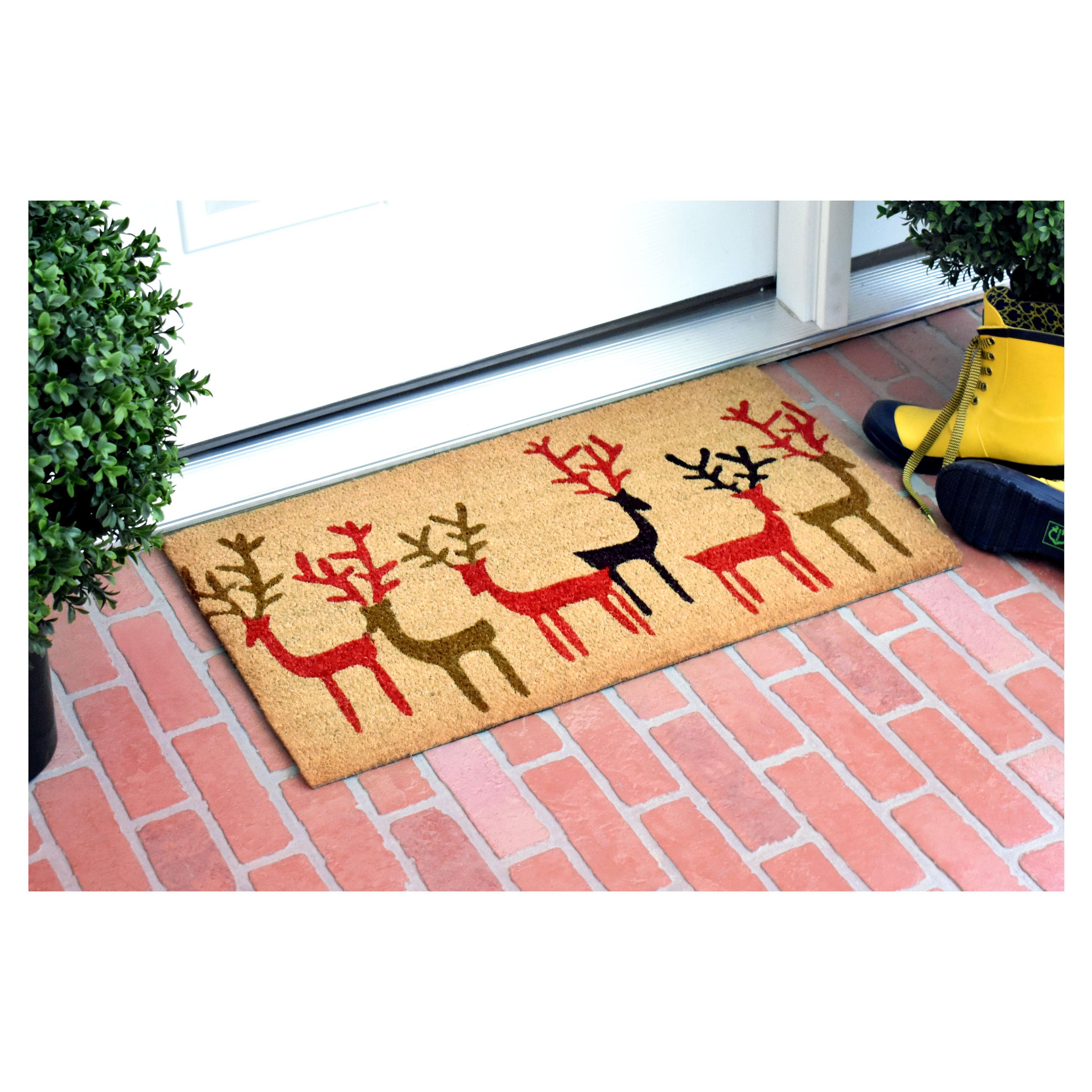 Calloway Mills Christmas Deer Doormat 17 x 29