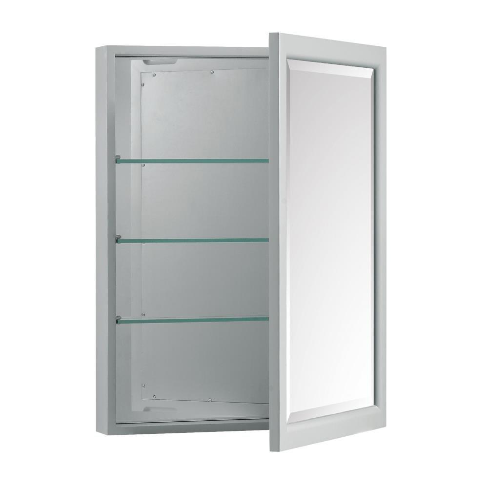 Avanity Emma-Mc22 Emma 22" X 28" Framed Single Door Medicine Cabinet - Grey