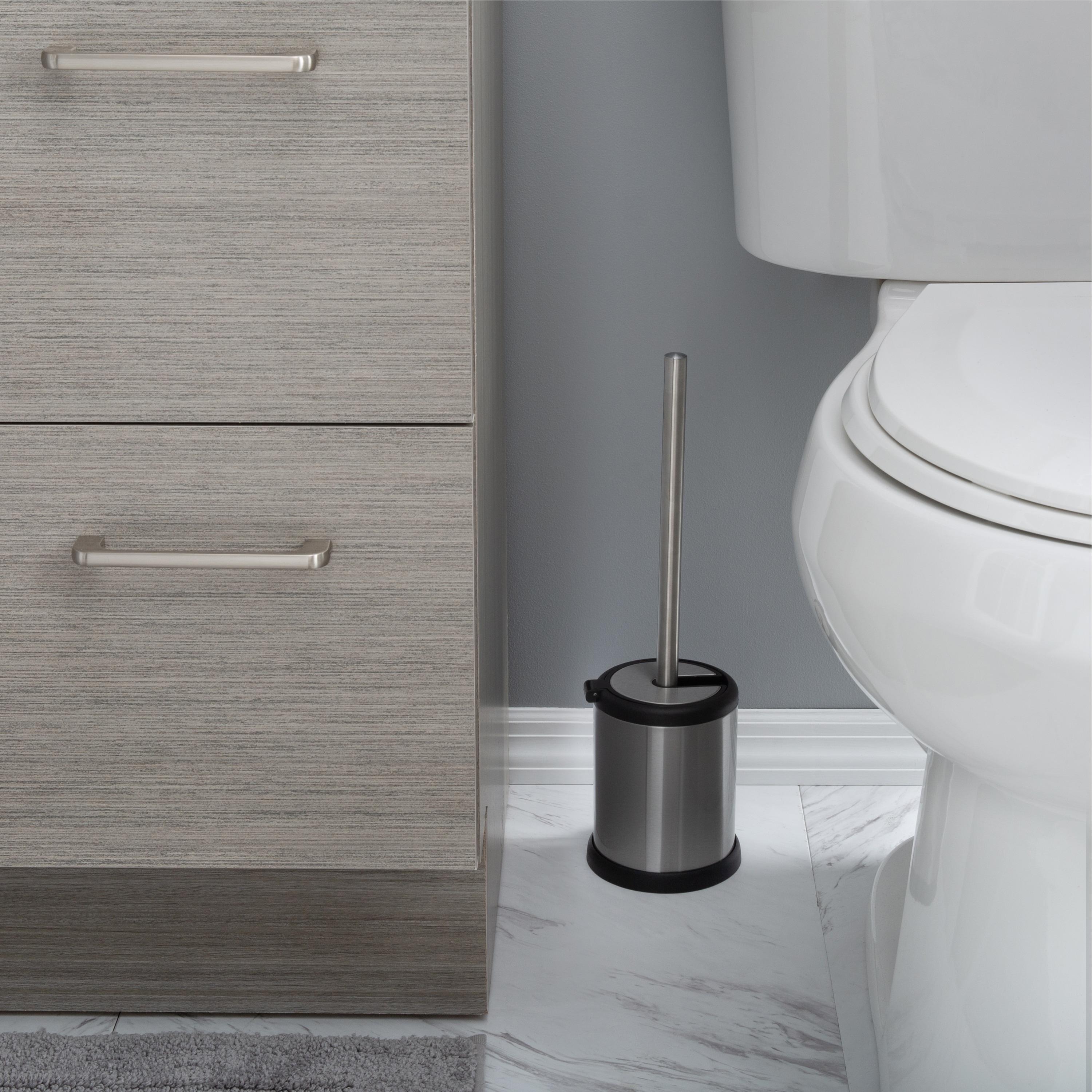 Bath Bliss Metal Toilet Brush And Holder