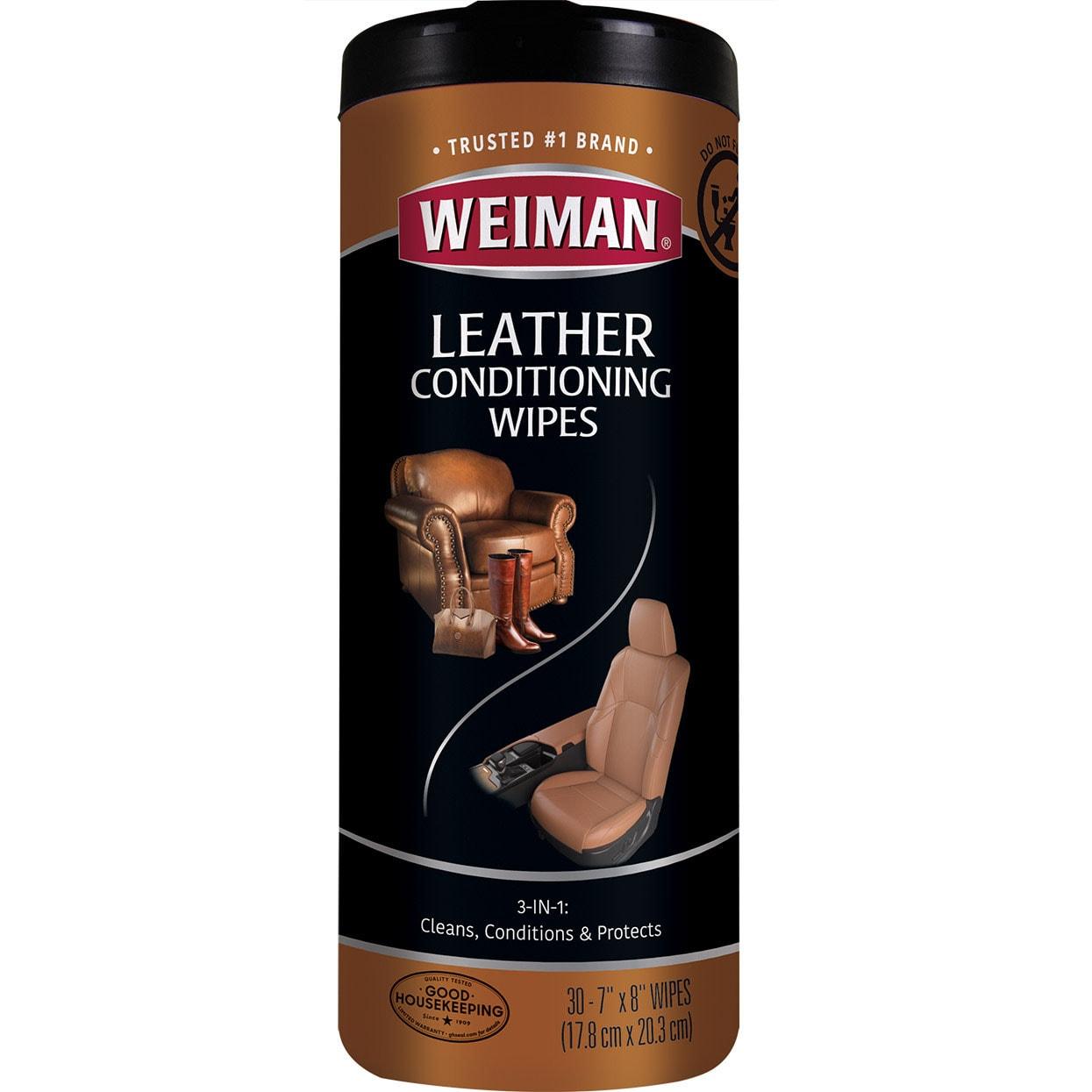 Weiman Leather Wipes - 30ct