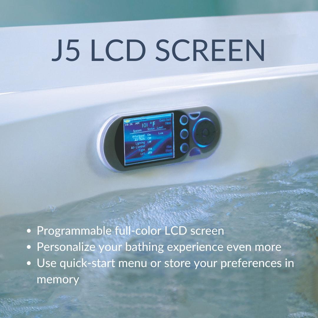 Fuzion® 65.75" Corner Acrylic Combination Bathtub