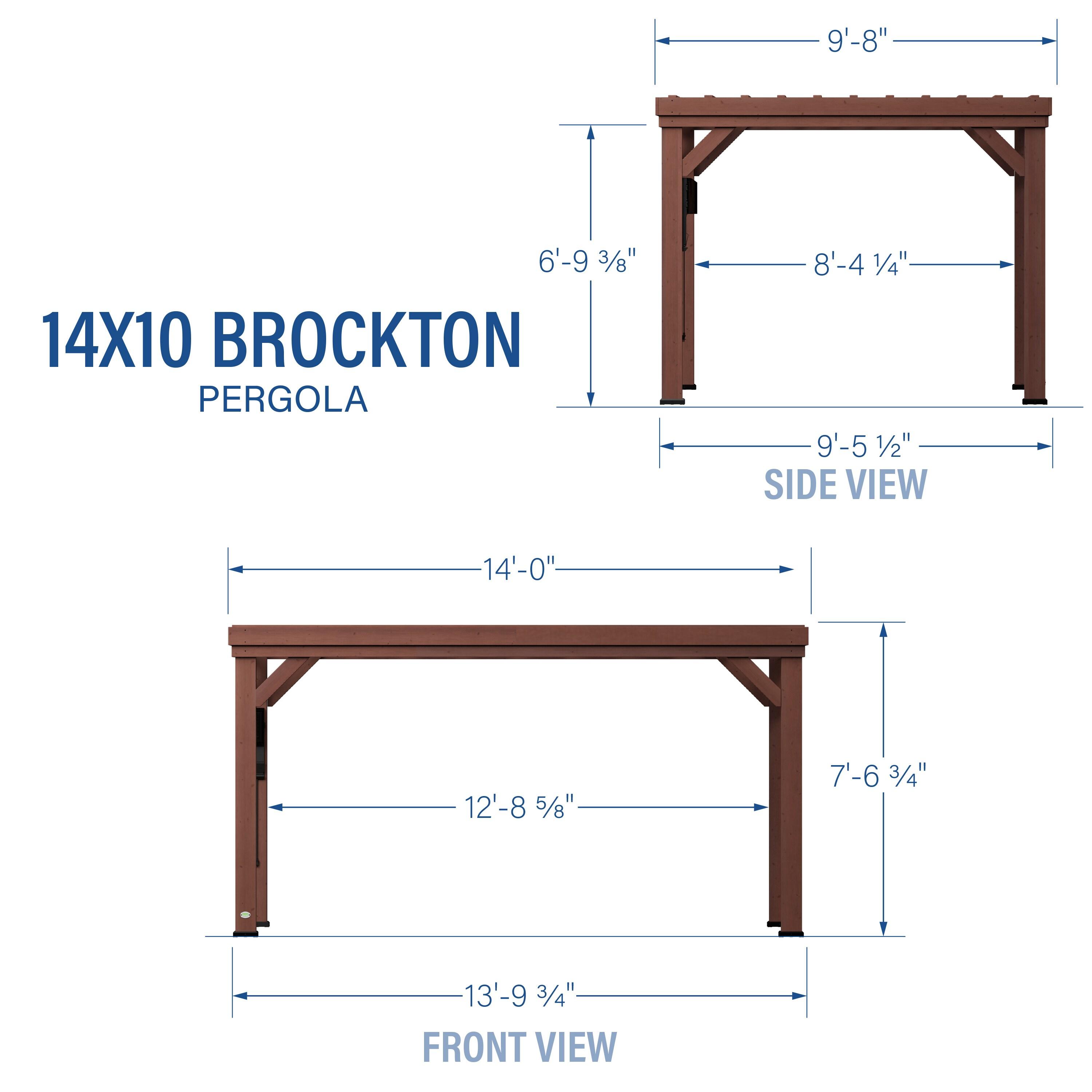 Backyard Discovery 14' x 10' Brockton Pergola