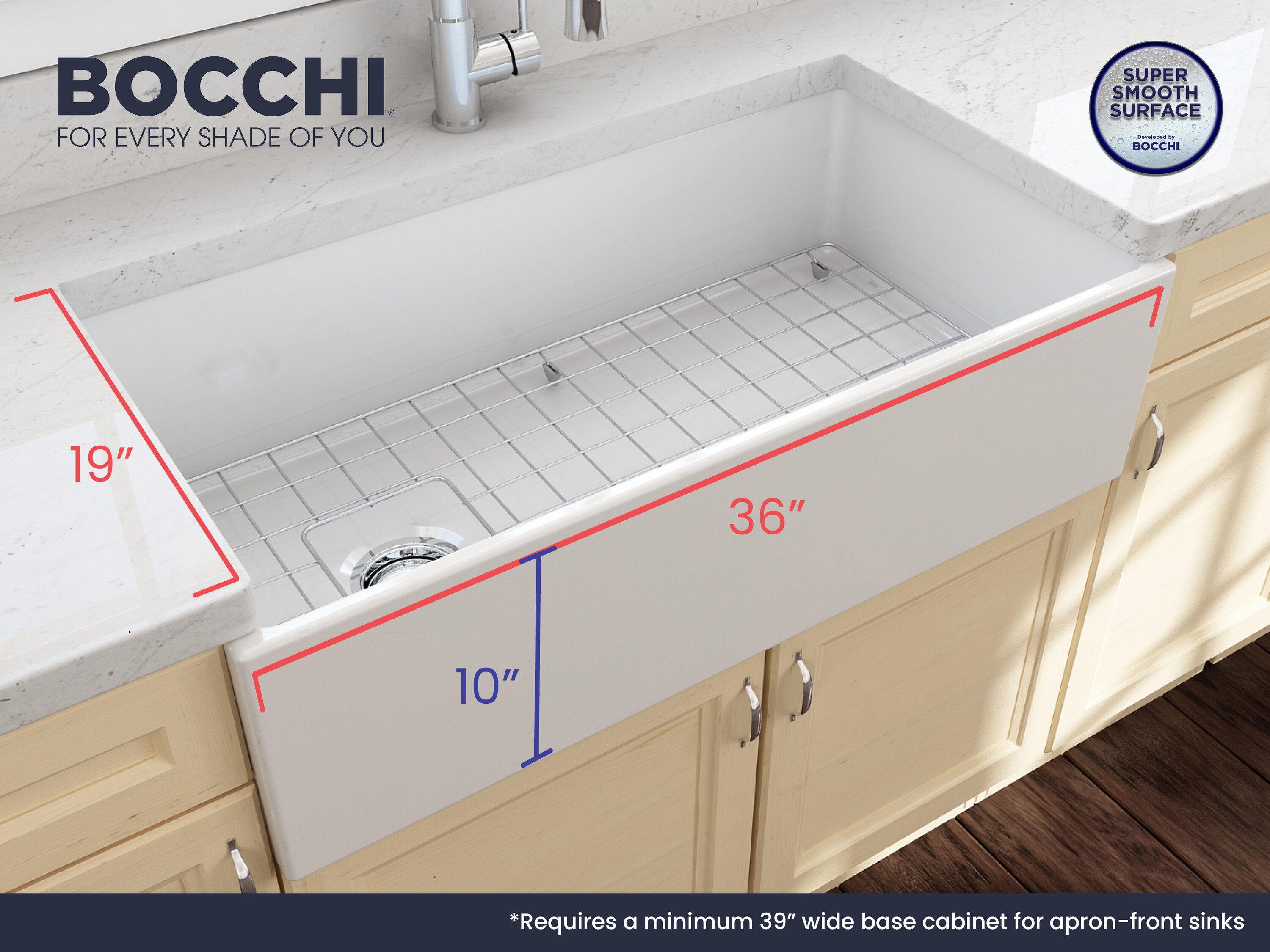 36'' L Farmhouse / Apron Fireclay Kitchen Sink