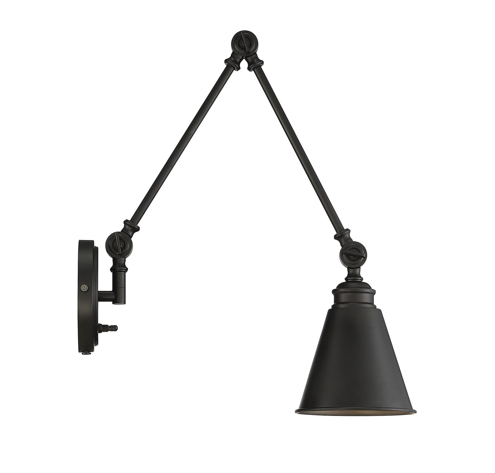 Savoy House Morland 1 - Light Swing Arm Lamp in  Matte Black
