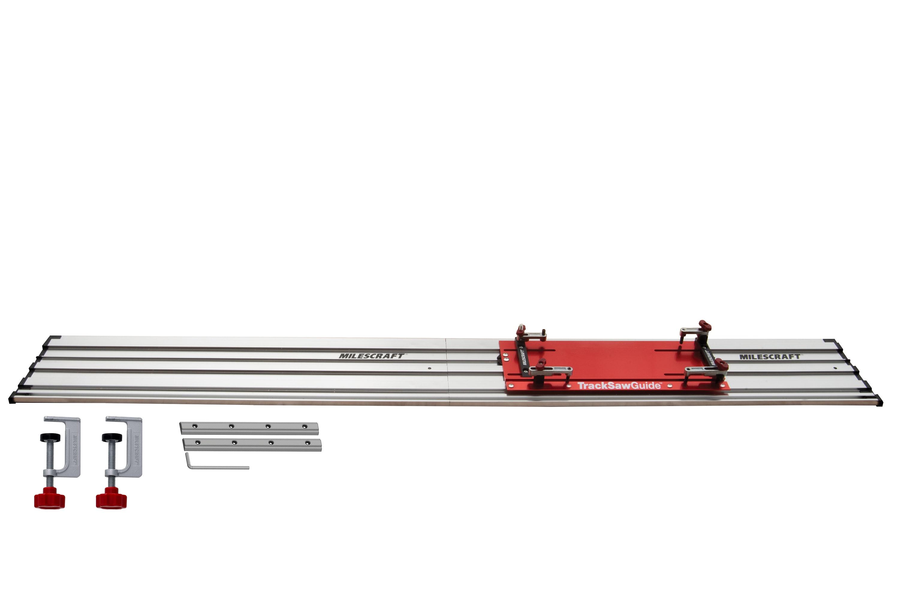 Milescraft Red and Silver Aluminum Track Saw Guide System