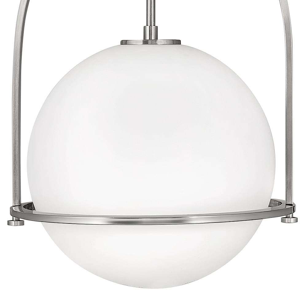 Arie Single Light Glass Dimmable Pendant