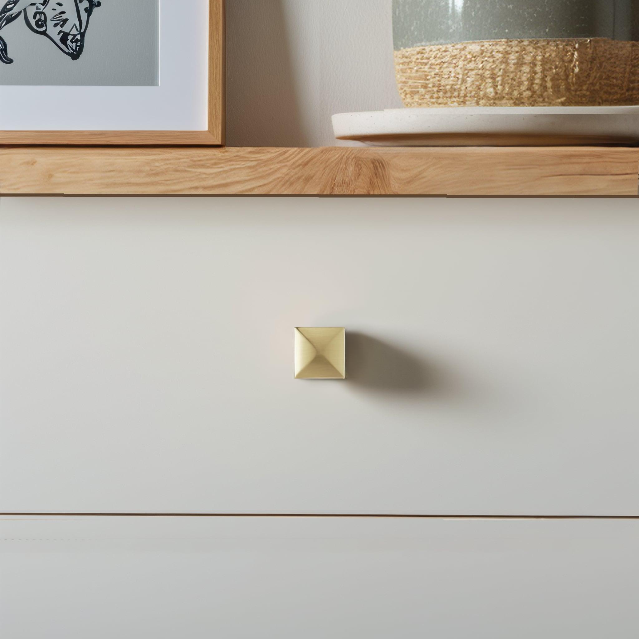 Amerock 1 1/8" Length Square Knob Multipack (Set of 10)