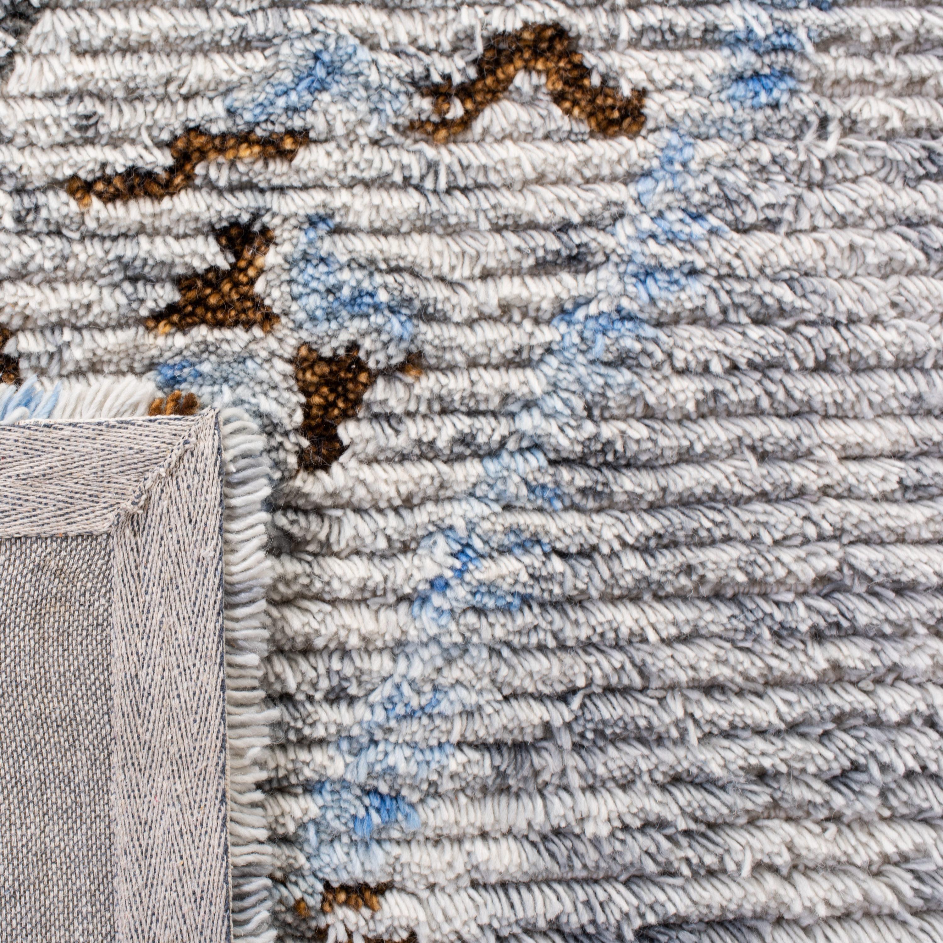 Powell Shag Hand Tufted Wool Southwestern Rug