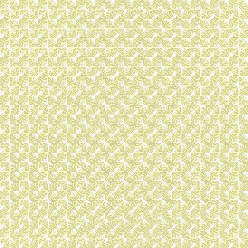 Coloroll Stockholm Lime Geometric Wallpaper