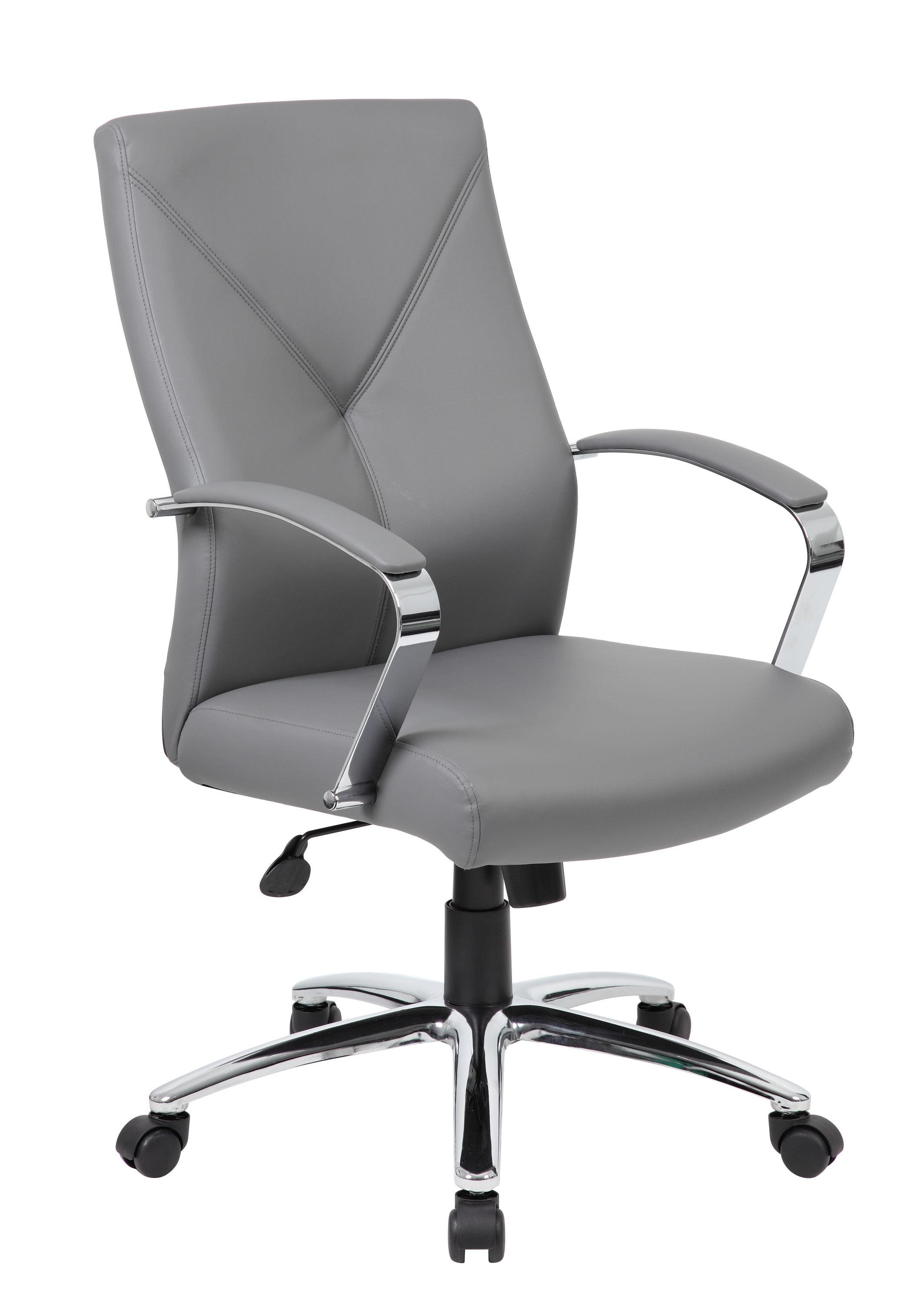 Boss Office Products Leather Conference Chair