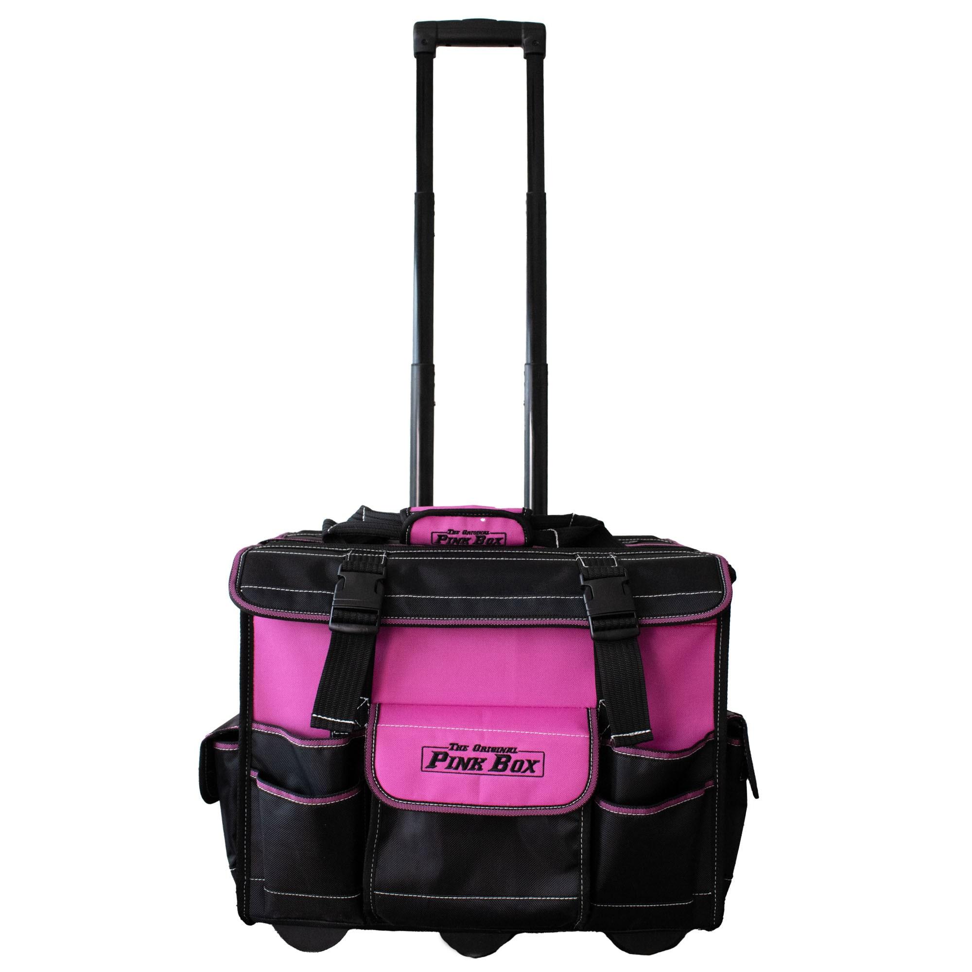 The Original Pink Box 18.25" Heavy-Duty Rolling Tool Bag