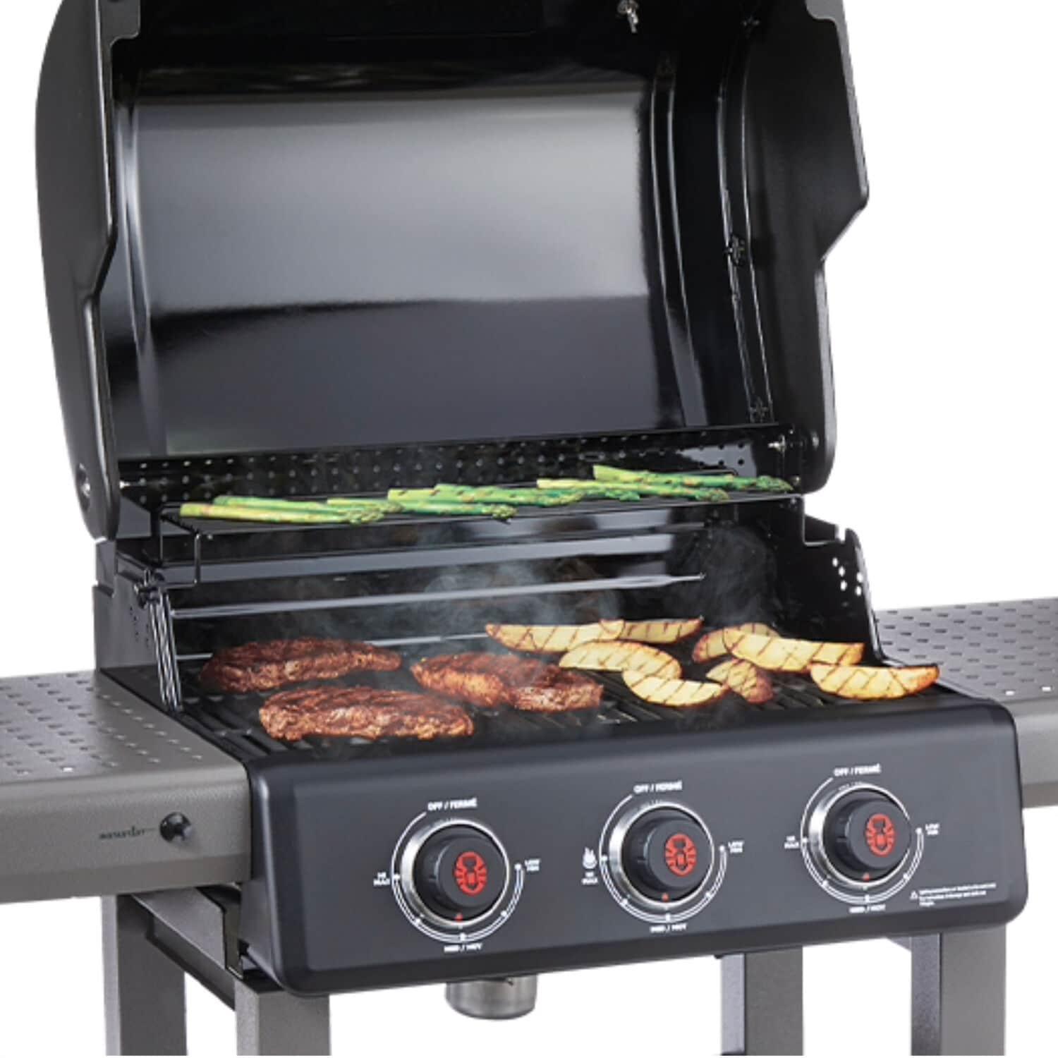 Coleman Cookout 3-Burner 36,000 BTU Propane BBQ Gas Grill with 535-Sq. In. Total Cooking Surface