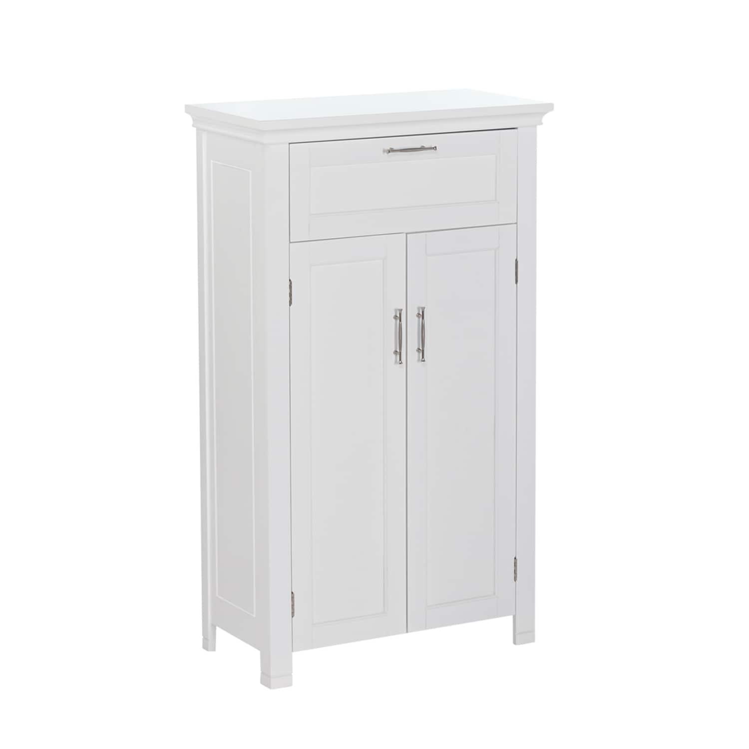 RiverRidge Somerset Two-Door Bathroom and Laundry Storage Cabinet with Drawer and Adjustable Shelf