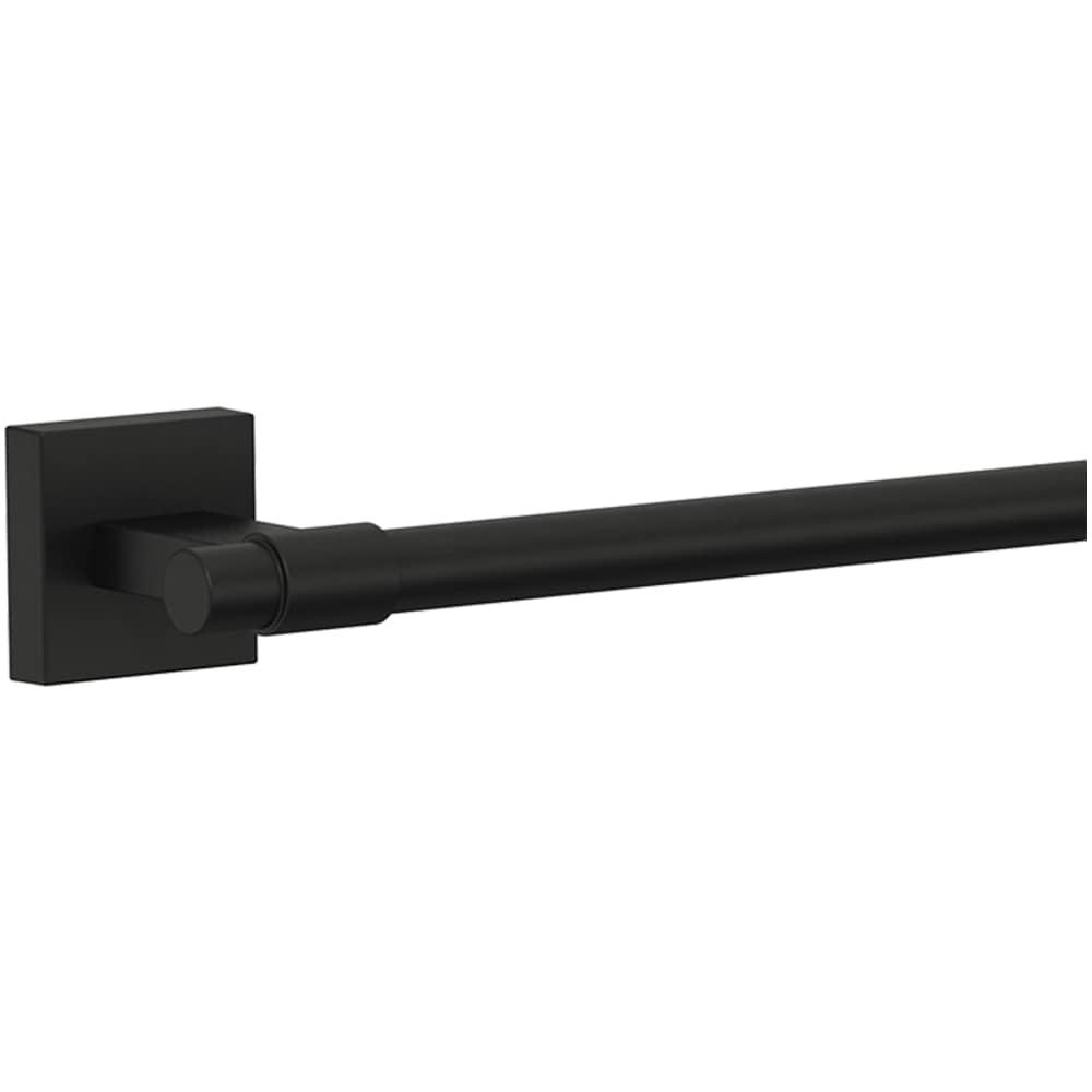 Maxted 18" Flat Black Wall Mounted Towel Bar