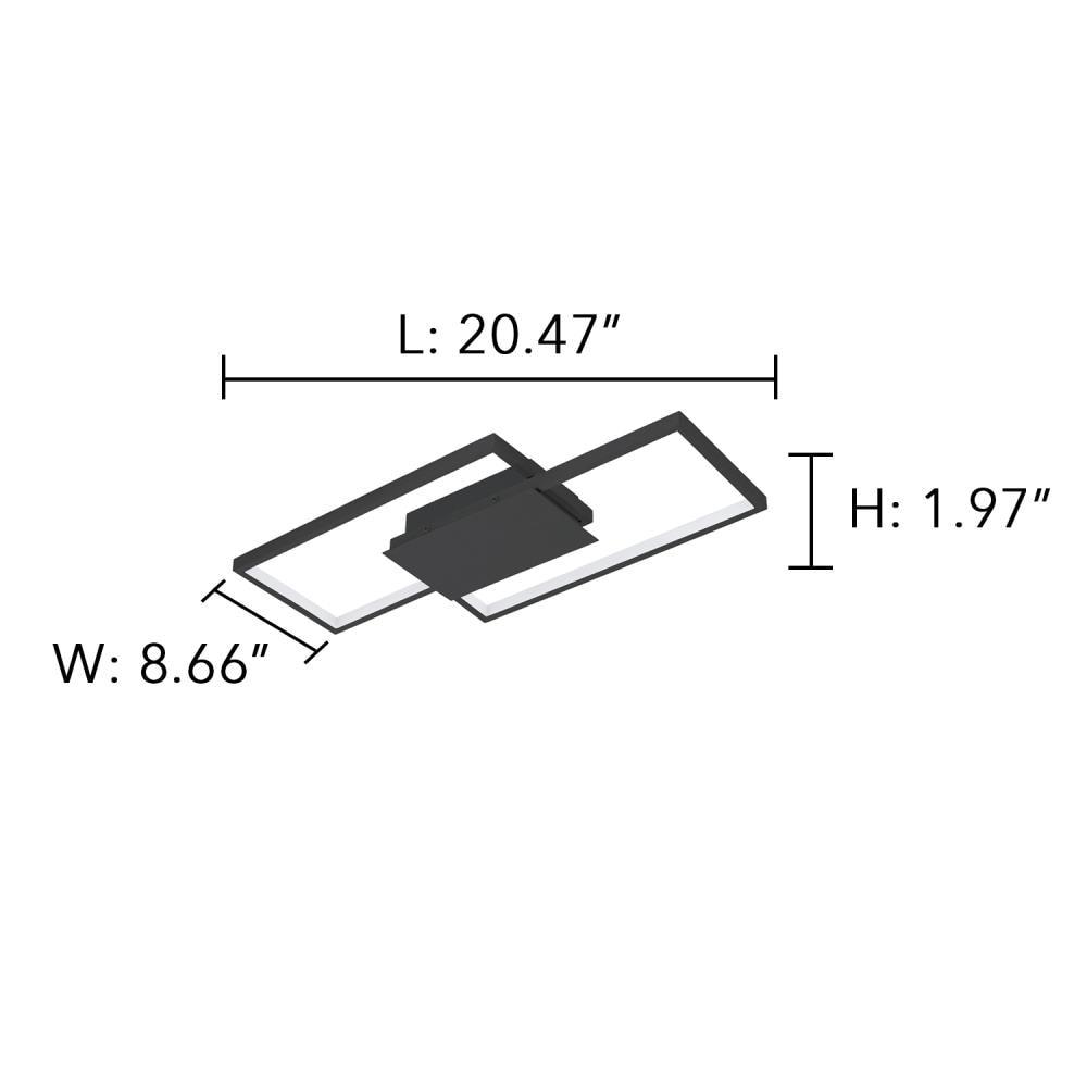 Preston 20" LED Flush Mount