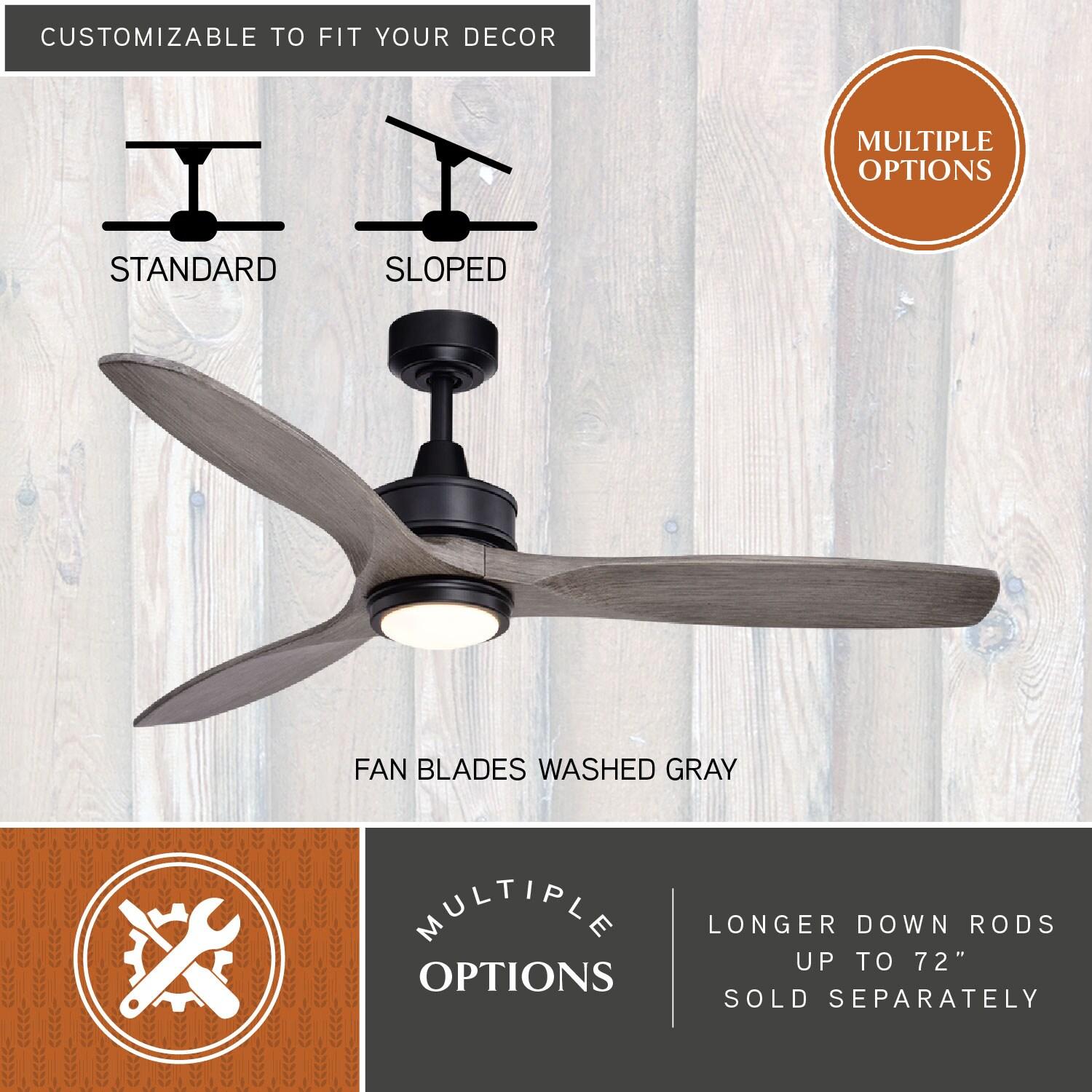 Wade Logan® Ballog 52'' Ceiling Fan with LED Lights