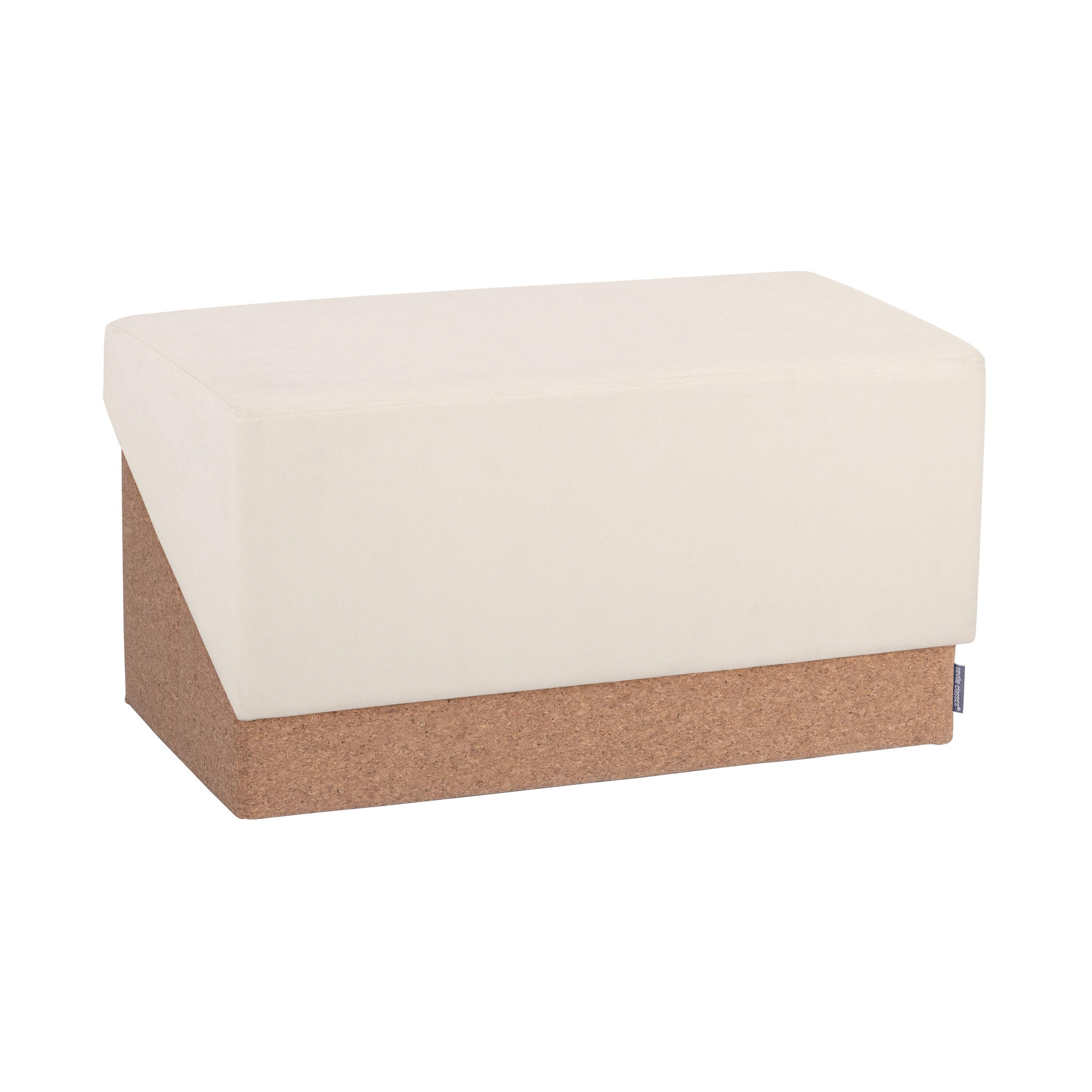 The Vineyard Collection Cork Storage Trunk Ottoman