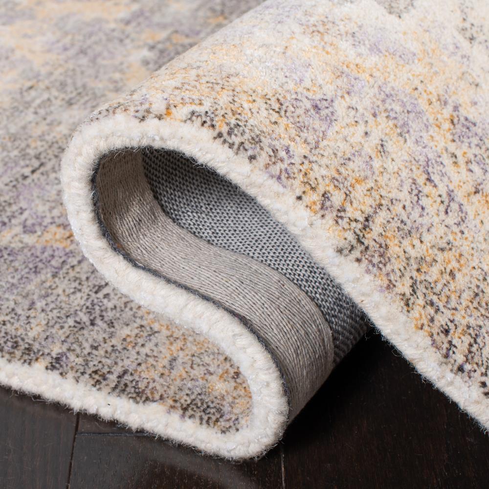 Restoration Vintage RVT111 Hand Tufted Indoor Area Rug - 6'x6' - Gold/Ivory - Safavieh