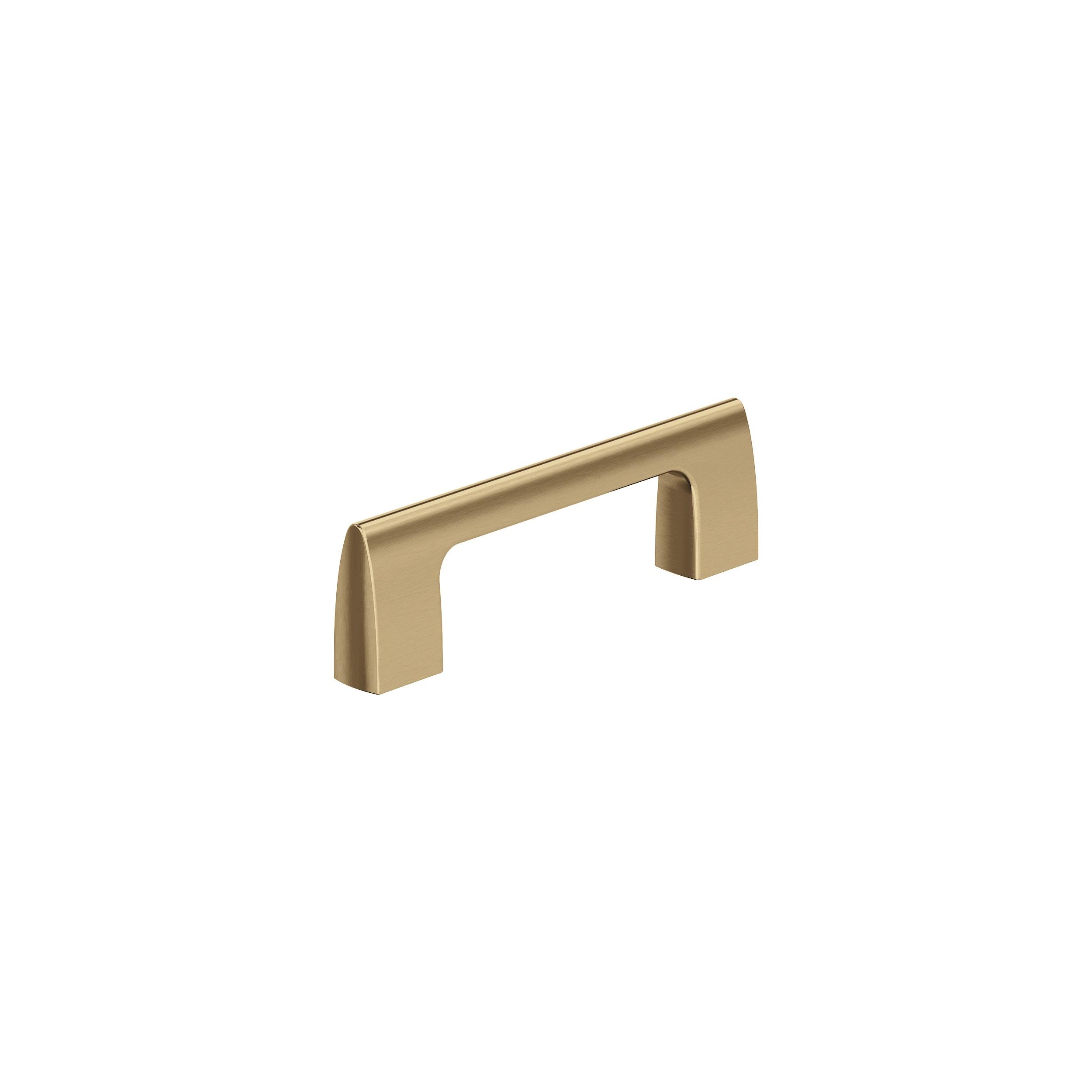 Amerock Riva 3 inch (76mm) Center-to-Center Champagne Bronze Cabinet Pull