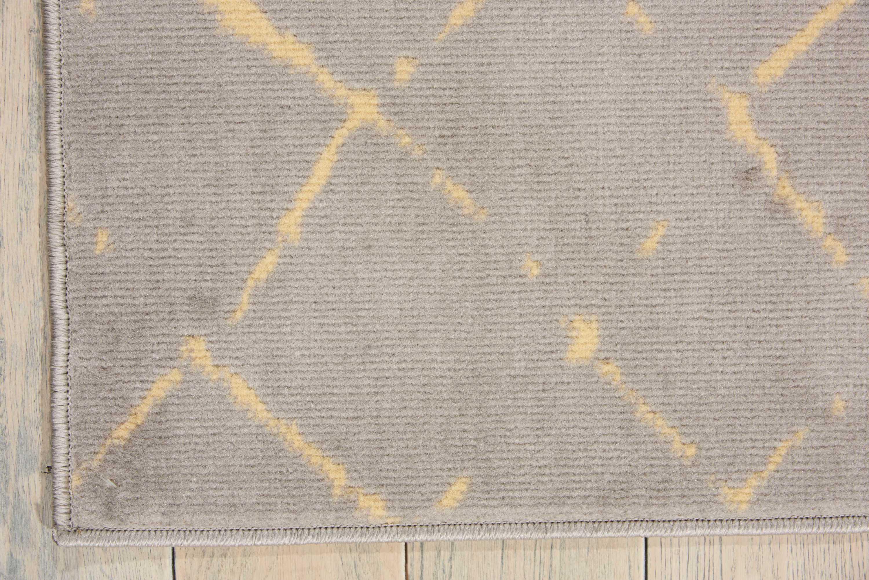 Nourison Grafix Grey Area Rug GRF04 5'3"X7'3"