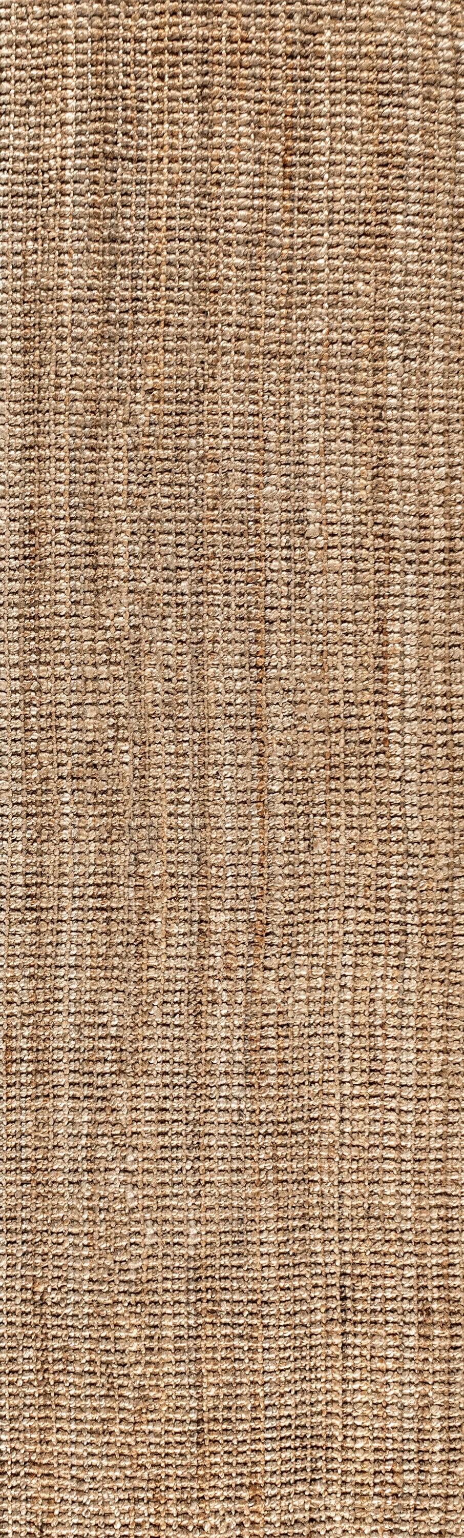 2'x8' Pata Hand Woven Chunky Jute Runner Rug, Natural - JONATHAN Y