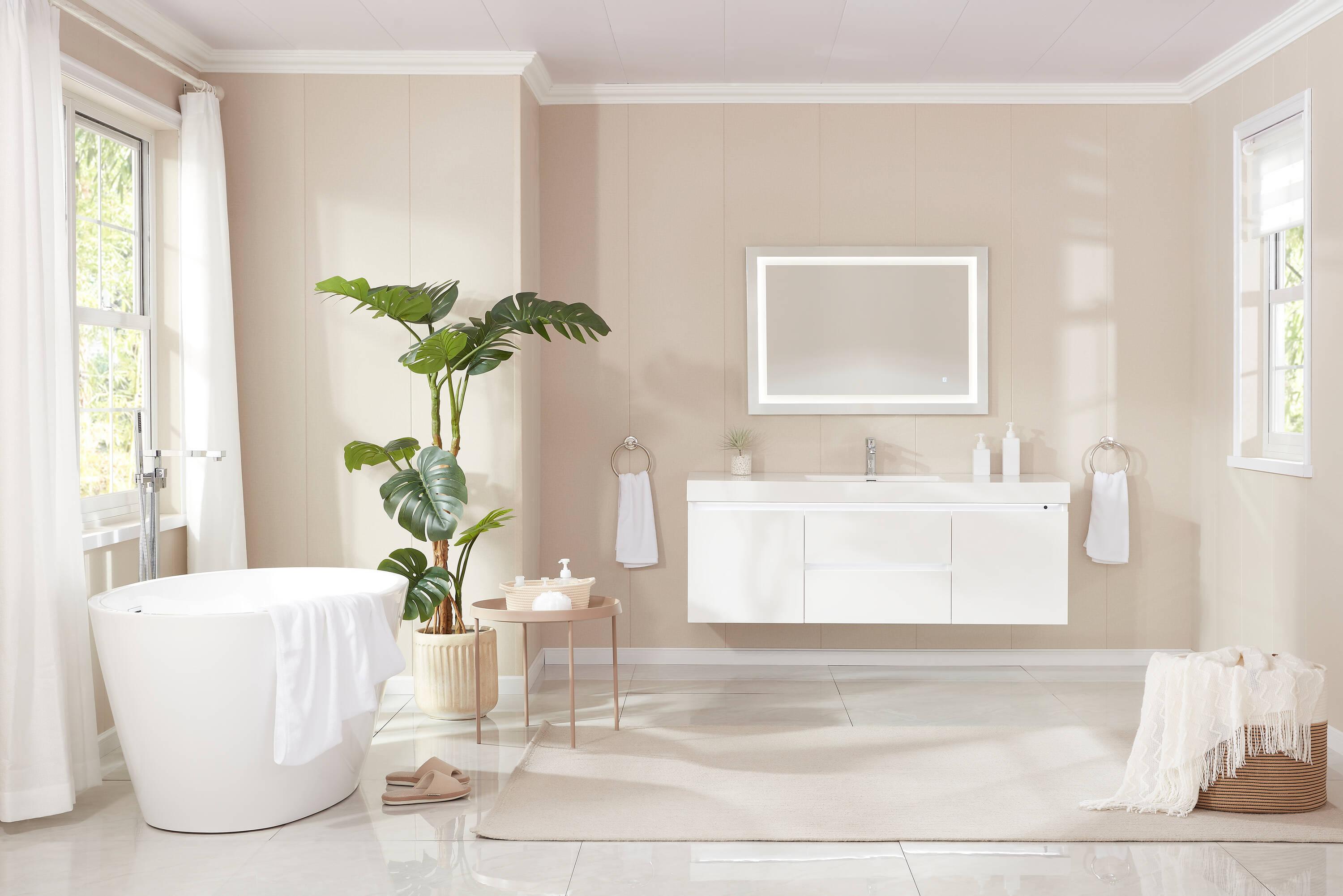 Freestanding Soaking Acrylic Bathtub