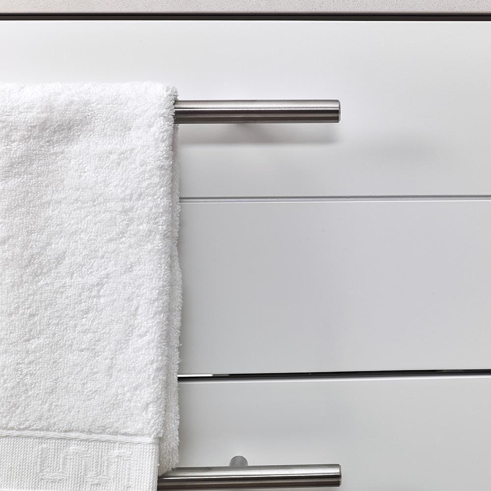 Lucera 36" Wall Mount Single Vessel Sink Right Version Bathroom Vanity with Medicine Cabinet