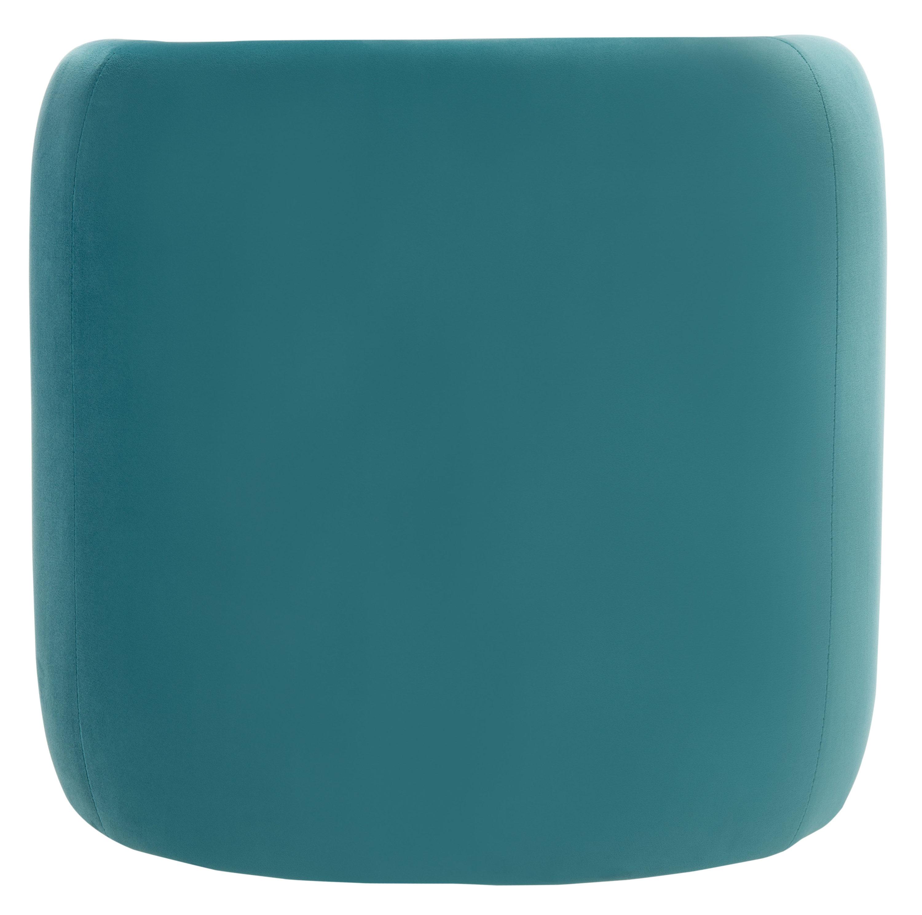 Kibo Ottoman - Sea Blue - Safavieh