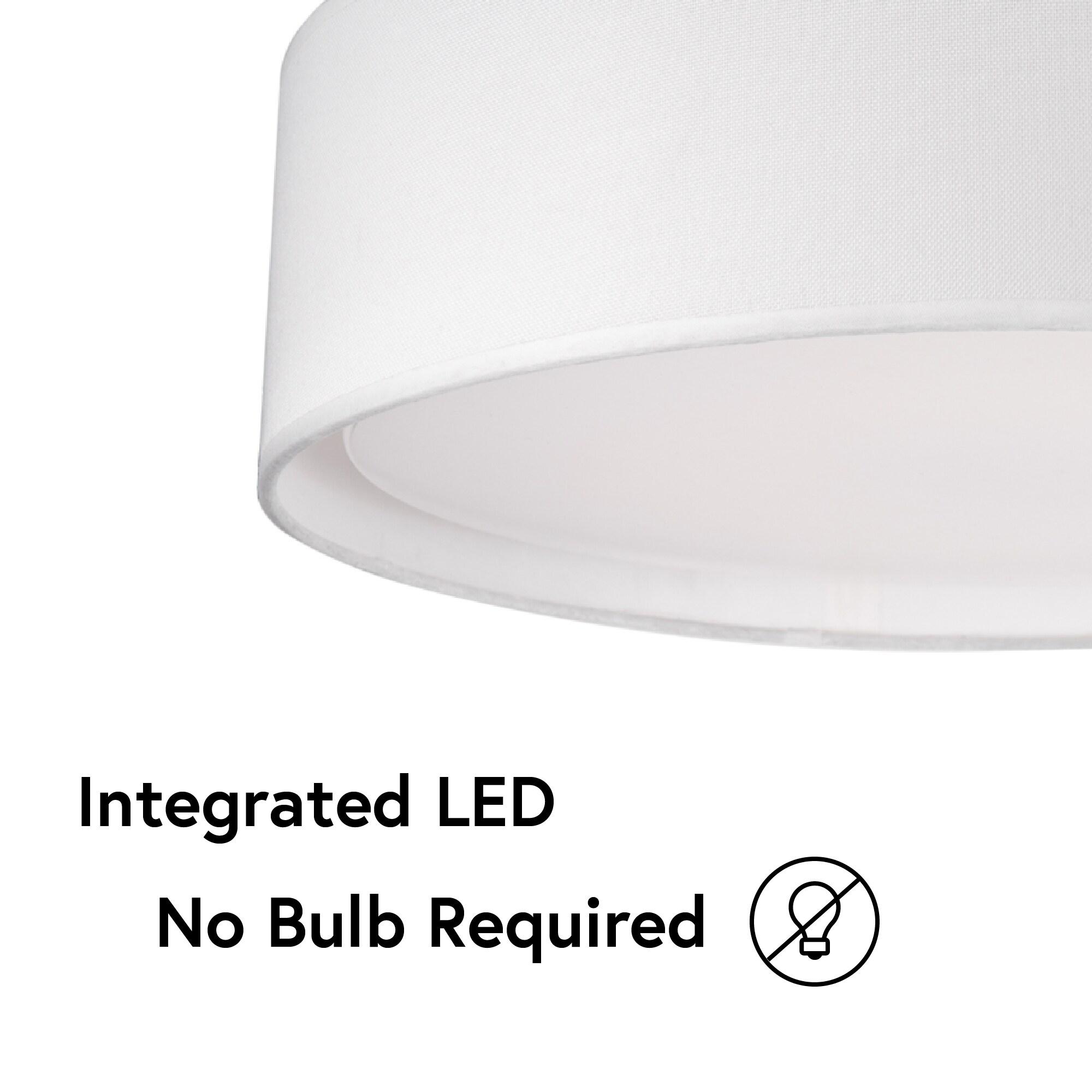 Dalton Fabric LED Flush Mount