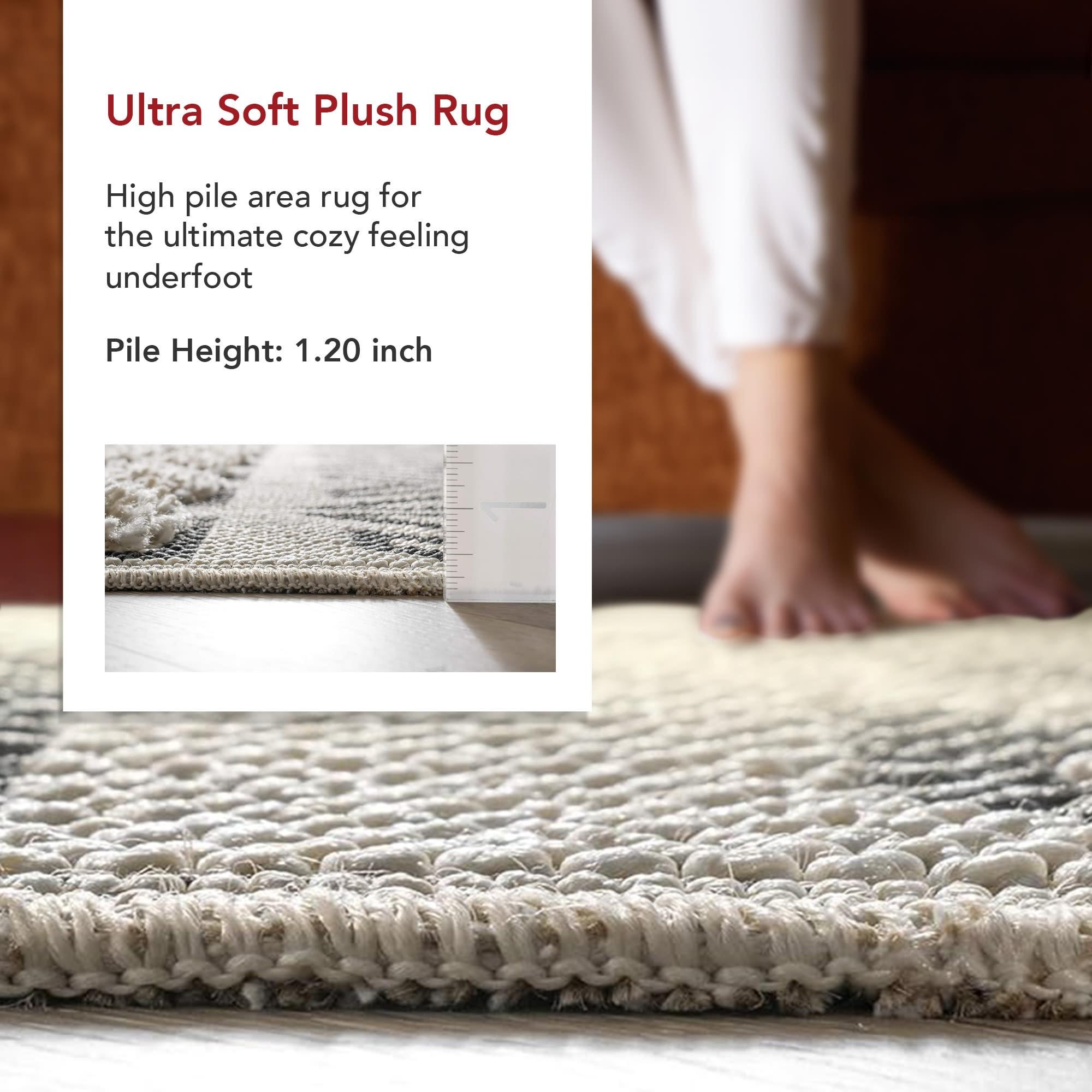 nuLOOM Zuri Shaggy Banded Area Rug
