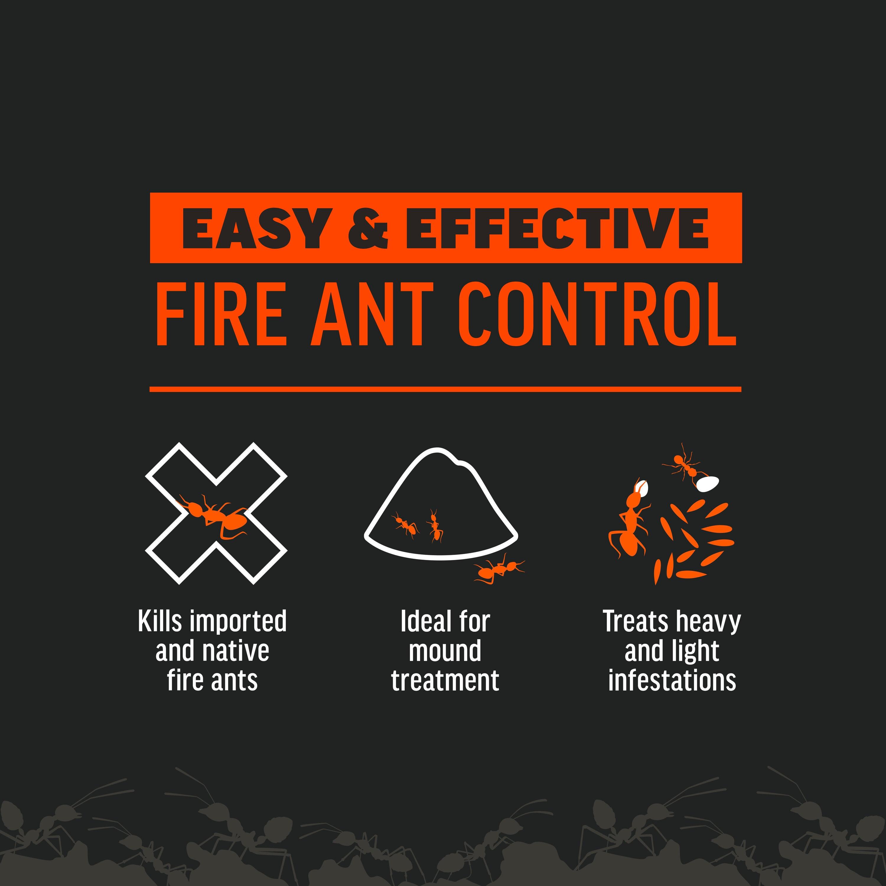 Amdro Outdoor Fire Ant Killer Bait for Mounds and Lawns, 1 lb.