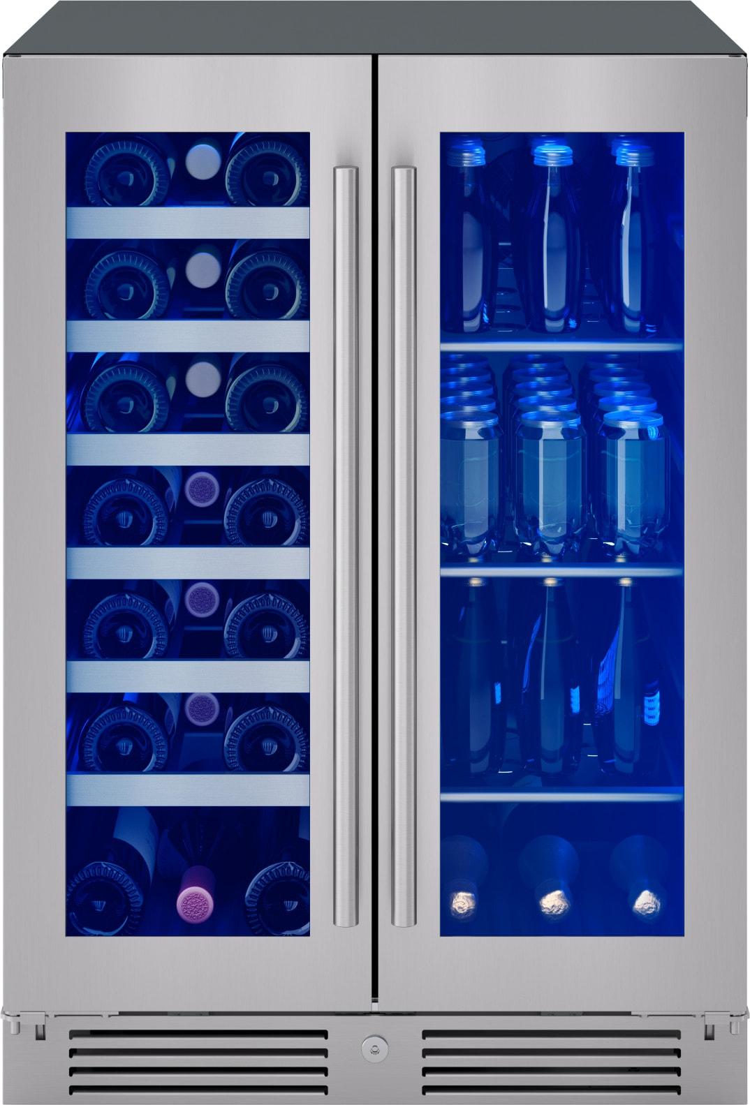 Zephyr Zephyr Presrv 24" 21-Bottle and 64-Can Dual Zone Wine and Beverage Cooler