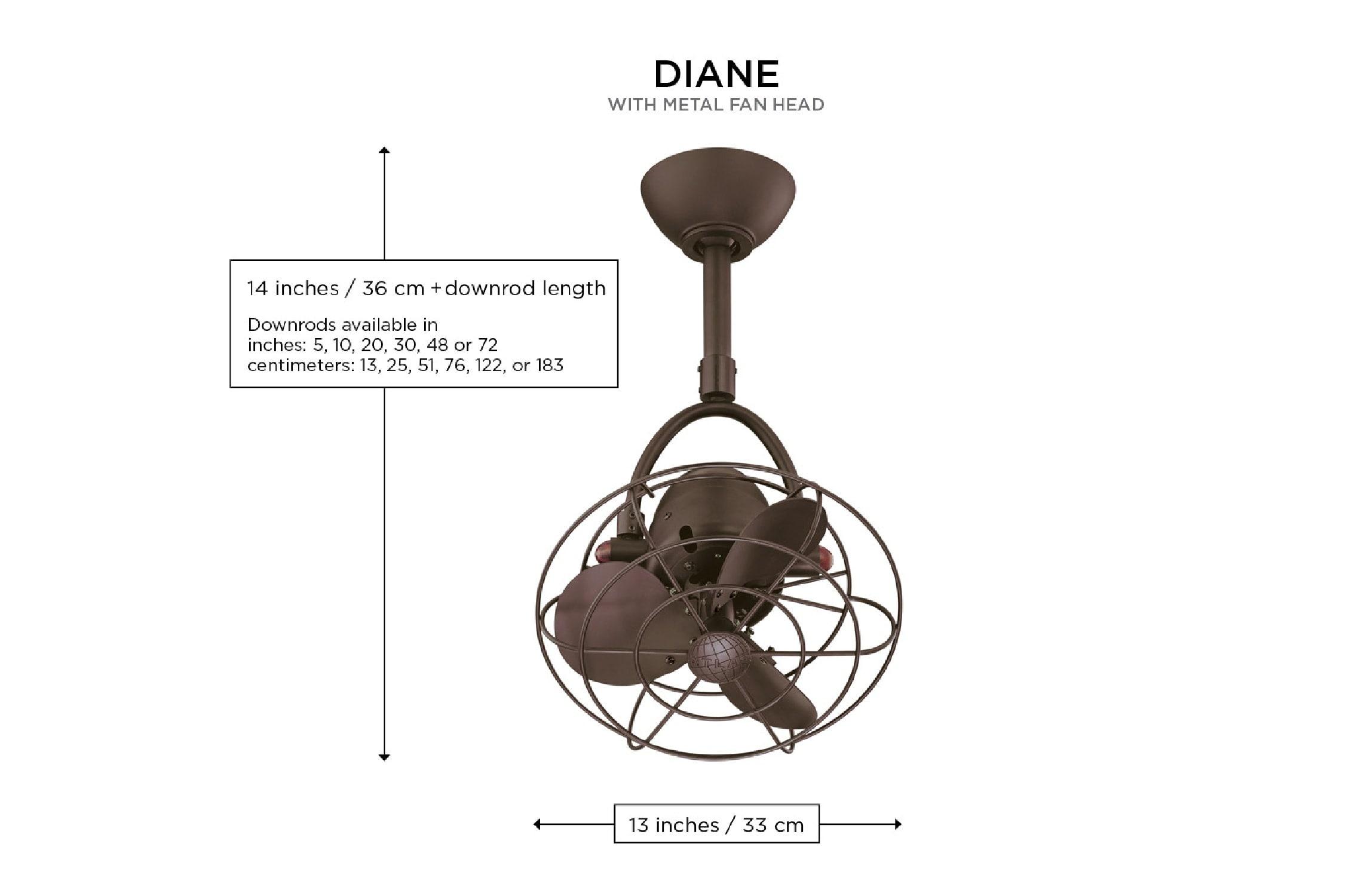 Matthews Fan Company Diane 13'' Ceiling Fan