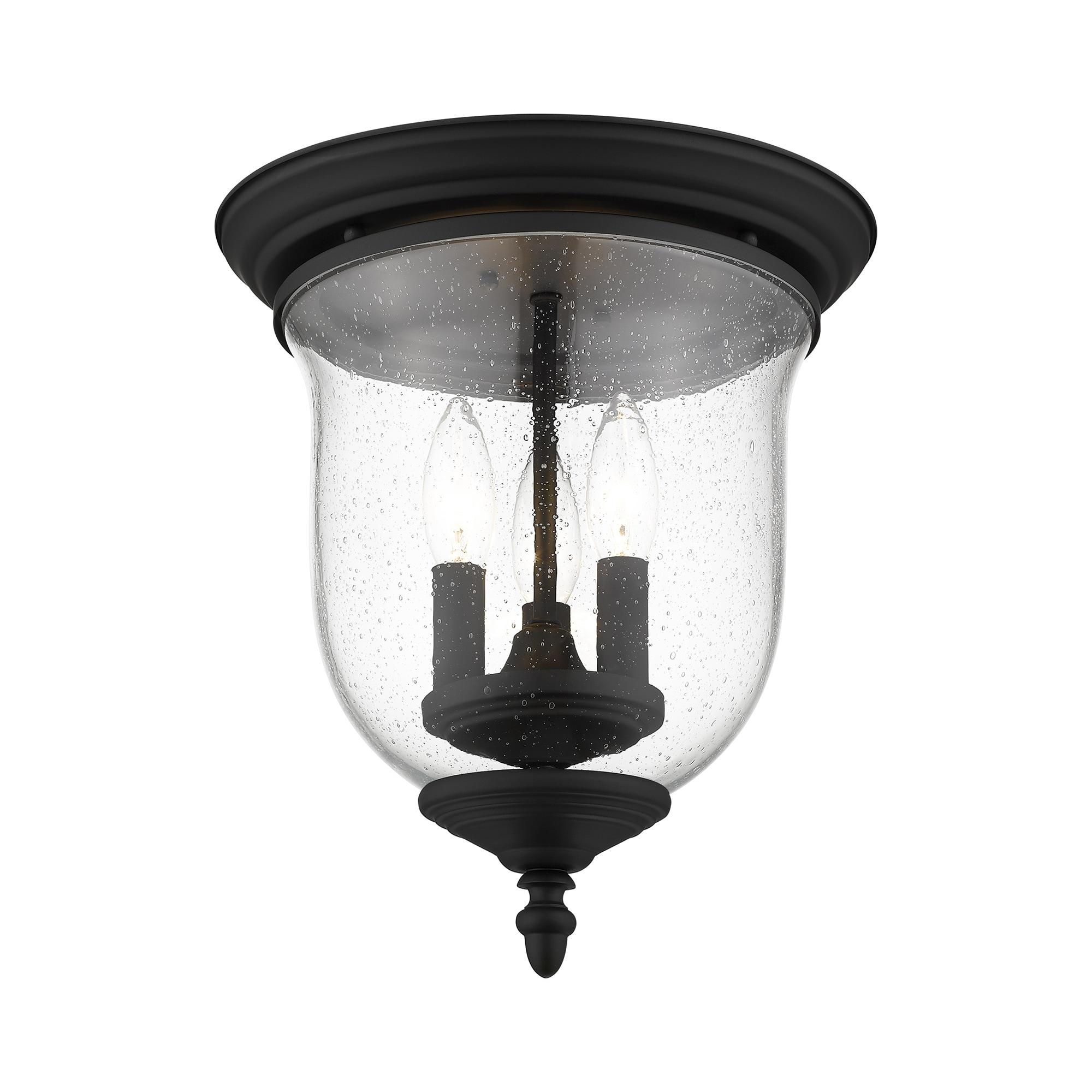 Livex Lighting Legacy 3 - Light Flush Mount in  Black