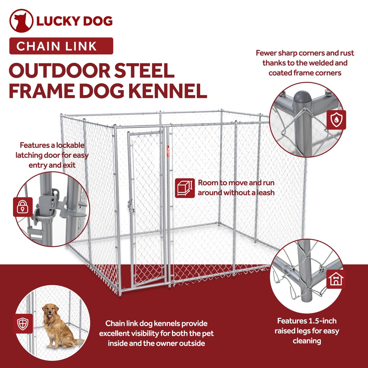 Lucky Dog Steel Yard Kennel